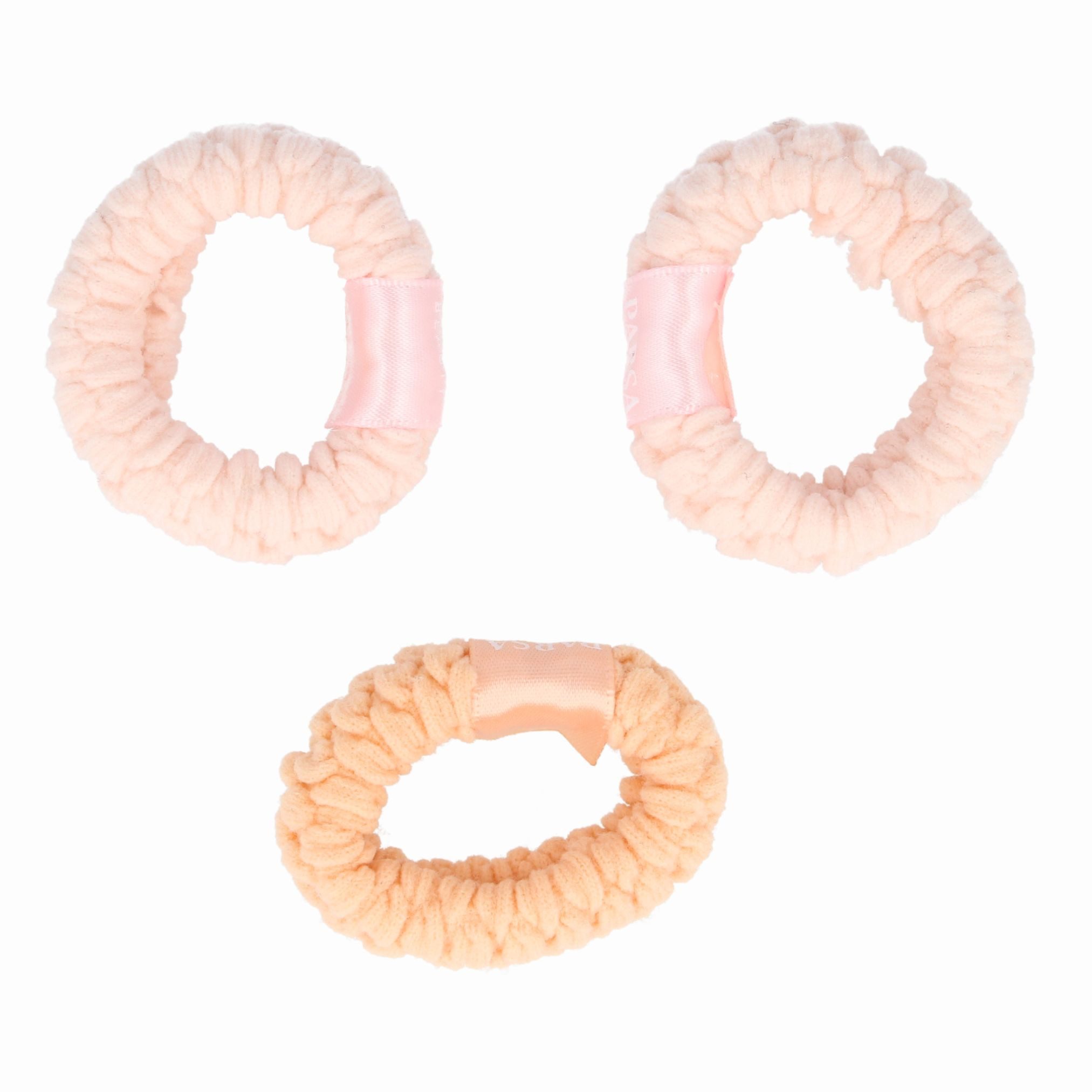 PARSA Beauty Haargummi Lifestyle Pure Balance Haargummis Rosa/Orange, weich, 3er-Set