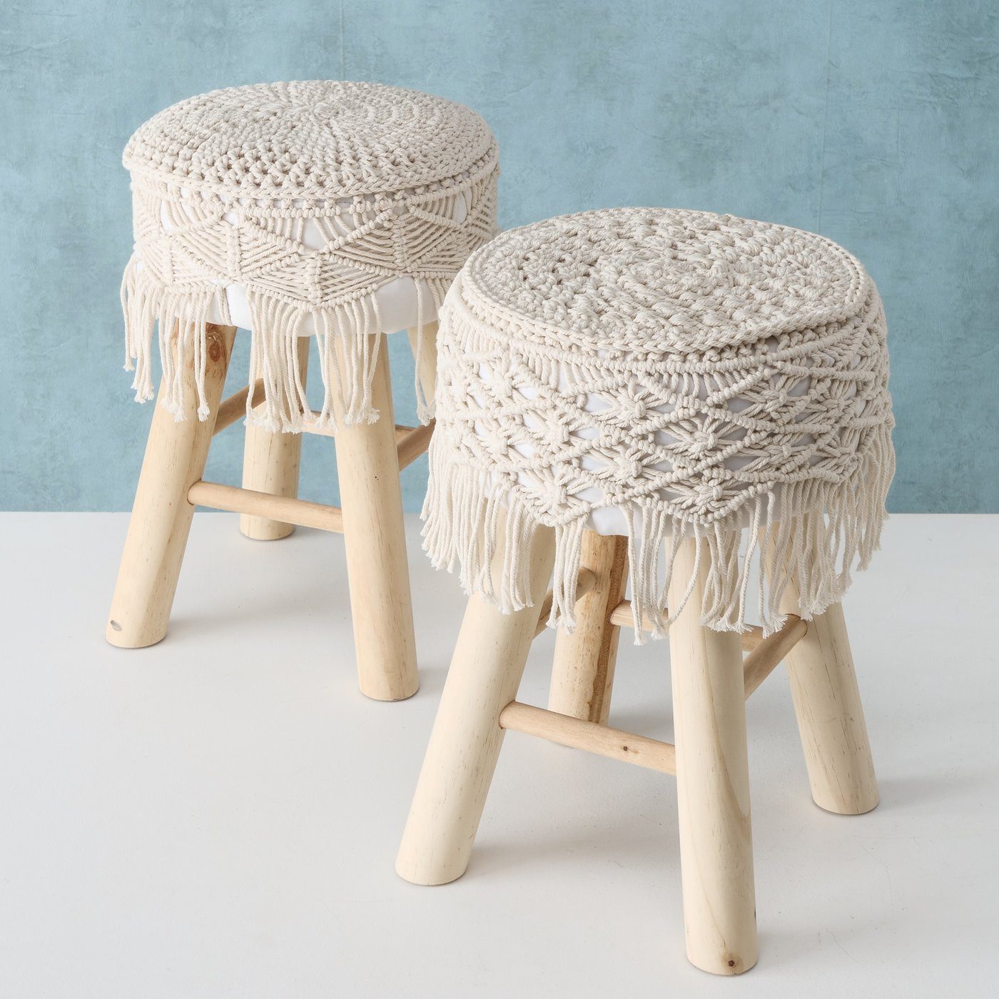 BOLTZE Hocker Boho Hocker Set aus günstig online kaufen