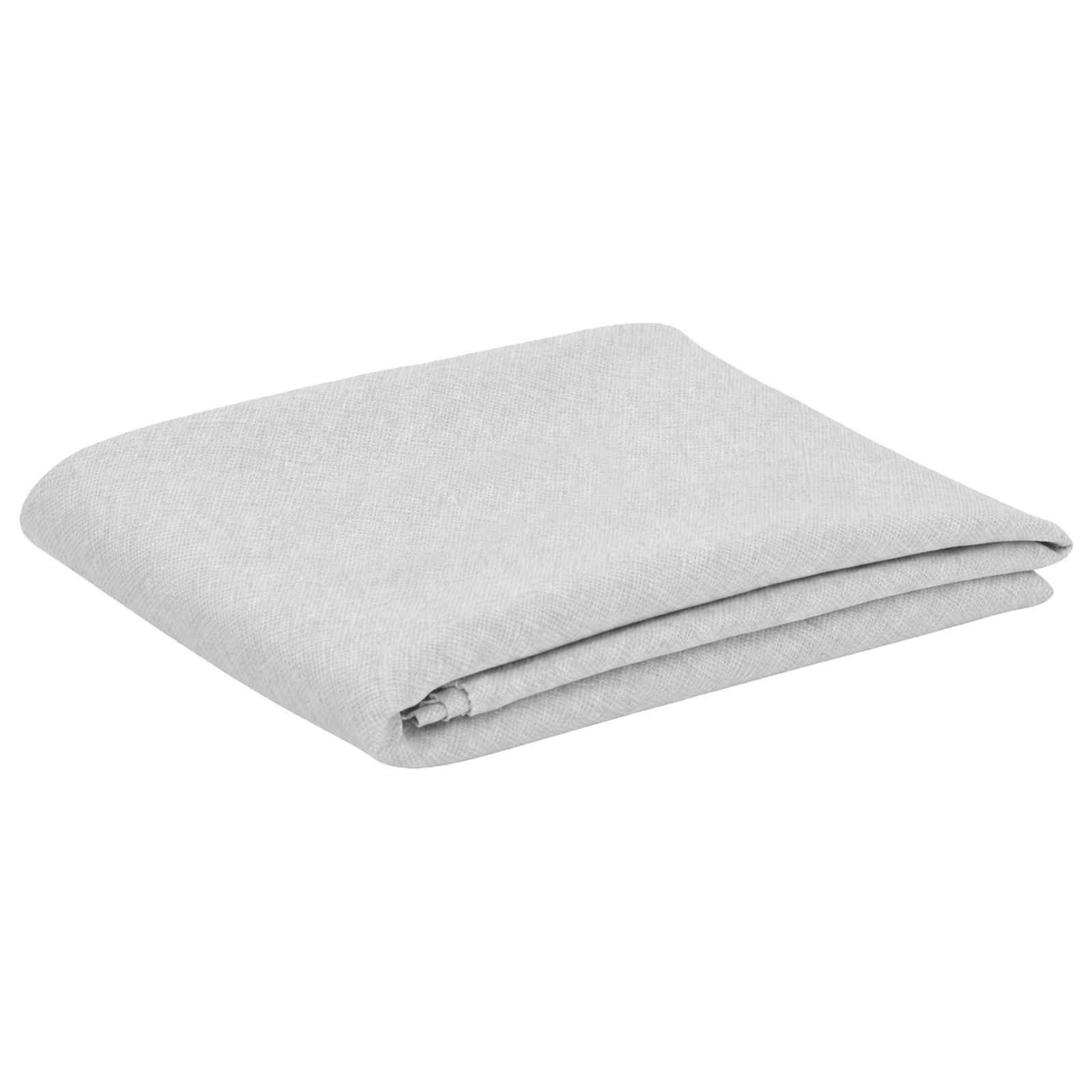 vidaXL Stehtischhusse Tischdecke Quadratisch Weiß 110 x 110 cm