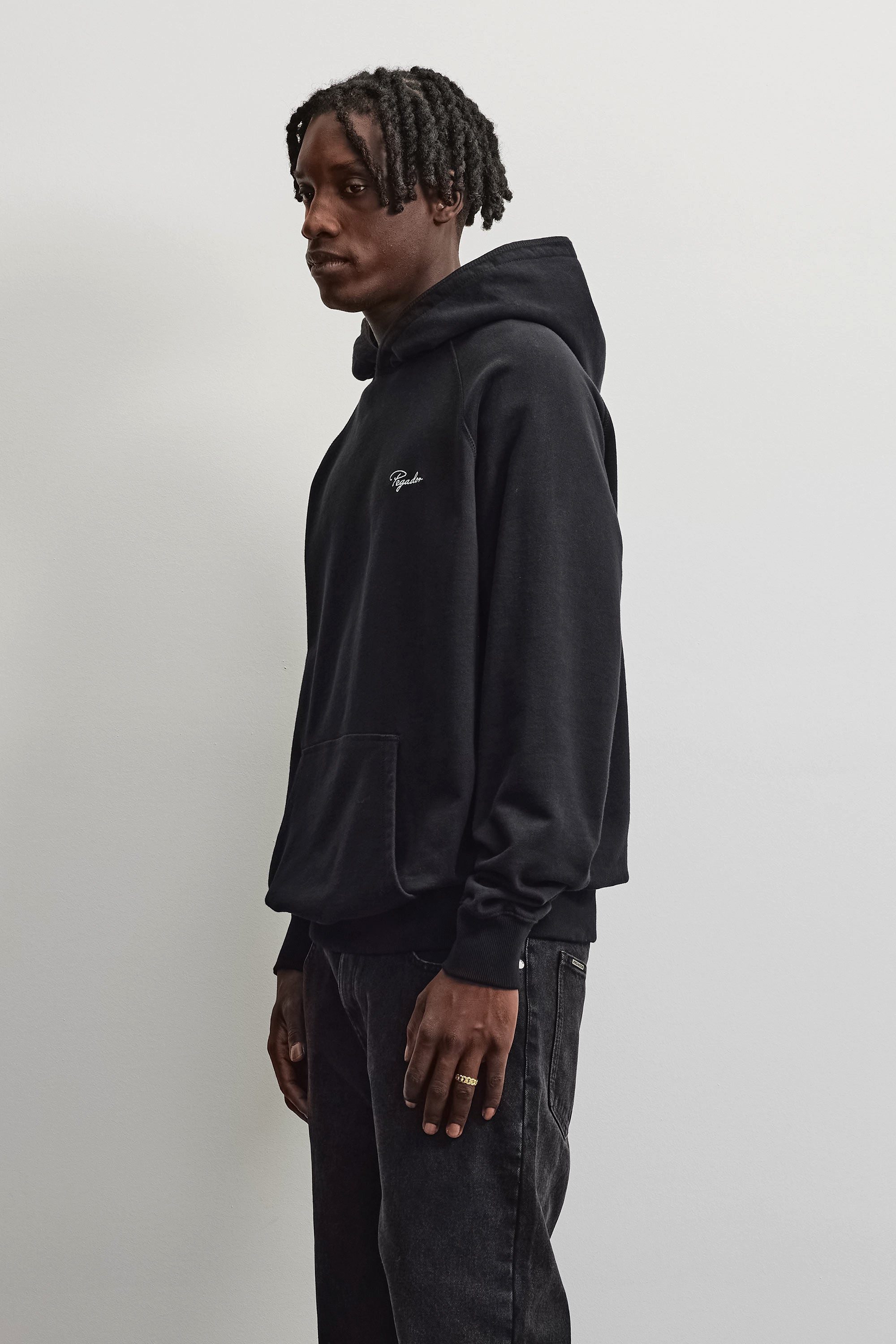 PEGADOR Kapuzensweatshirt Signar Terry Raglan Hoodie Baumwollmischung, regular fit – Bild 5 von 5