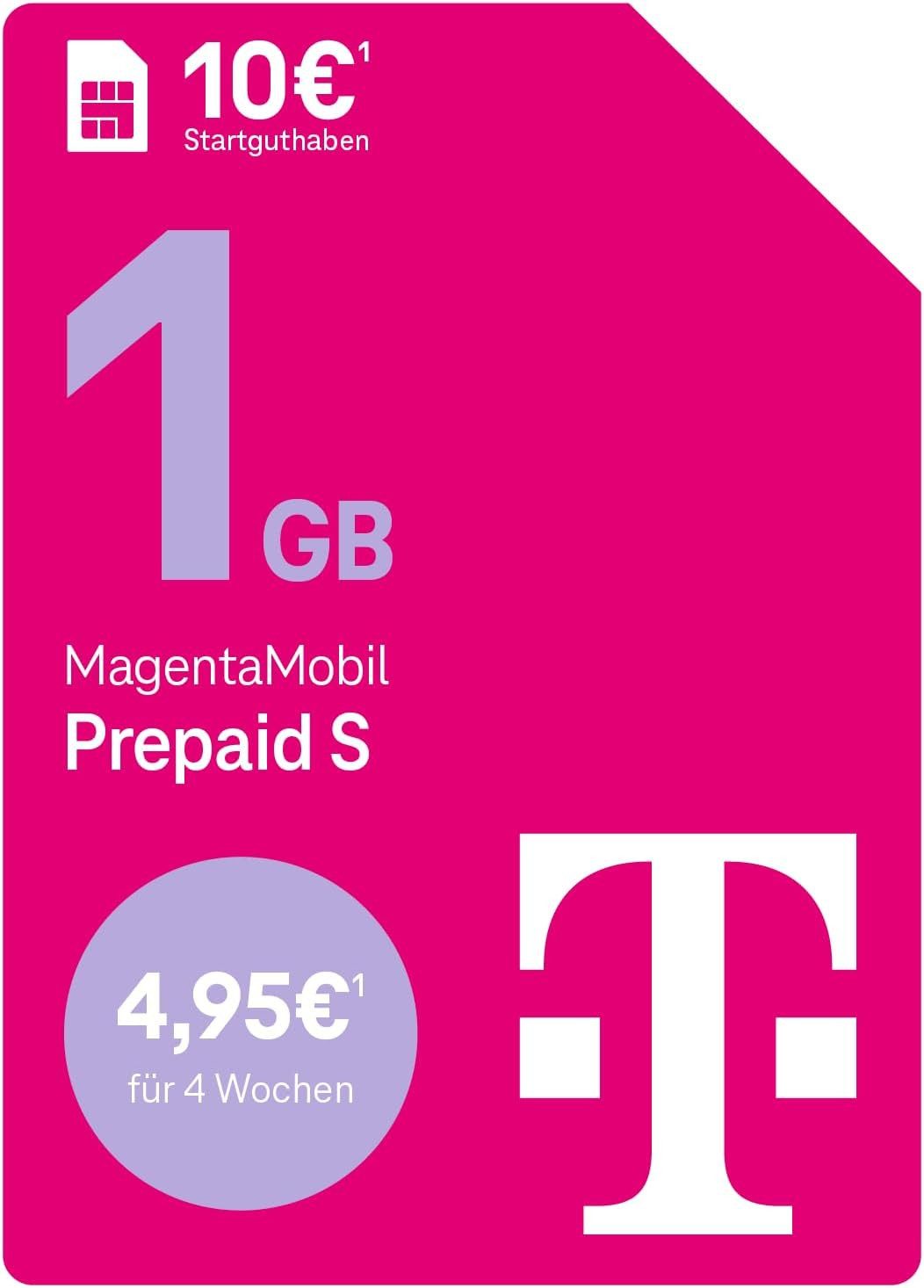 Telekom MagentaMobil Prepaidkarte S Prepaidkarte