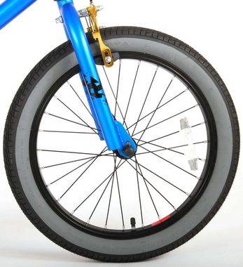 Volare Kinderfahrrad Cool Rider Prime Collection - in verschiedenen Farben und Größen, 95% zusammengebaut, bis 60 kg, blau, schwarz oder weiß, Luftbereifung
