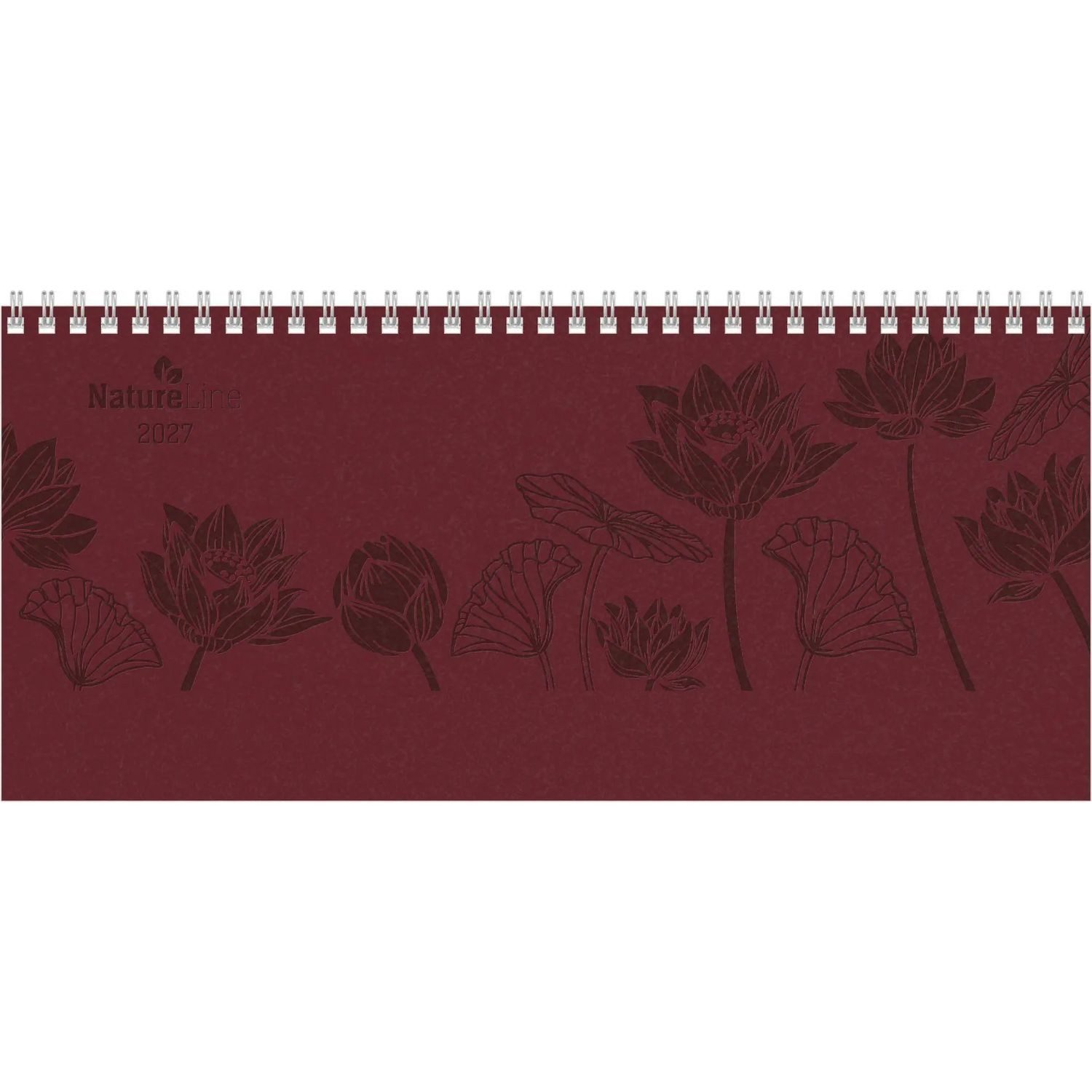 Querkalender Tisch-Querkalender Nature Line Flower 2027