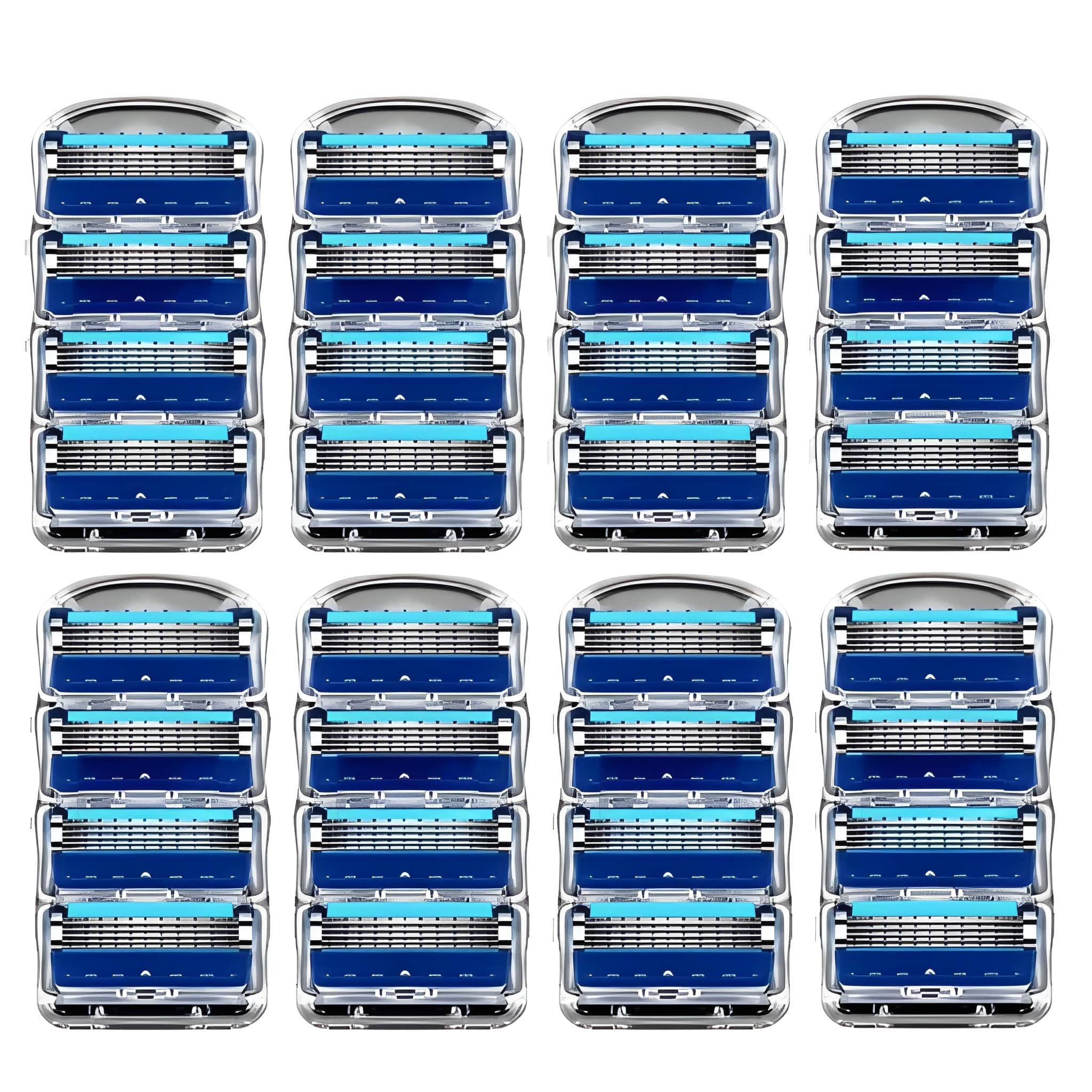 Athlix Rasierklingen 24x Ersatzklingen für Gillette Fusion5 ProGlide Rasierklingen, für Gillette Fusion5, ProGlide, ProShield