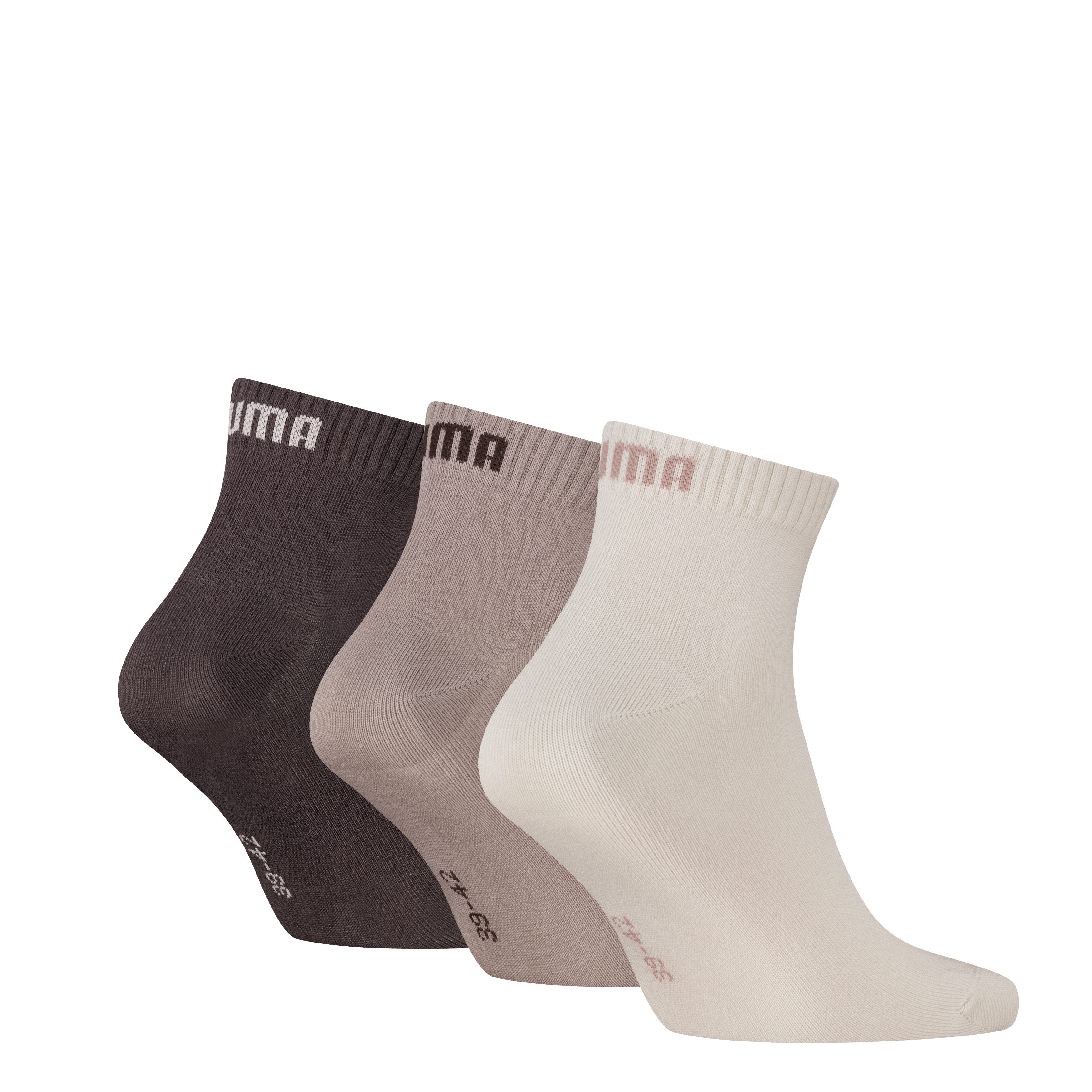 PUMA Kurzsocken PUMA UNISEX QUARTER PLAIN 3P (3-Paar, 3 Paar) Atmungsaktiv, günstig online kaufen