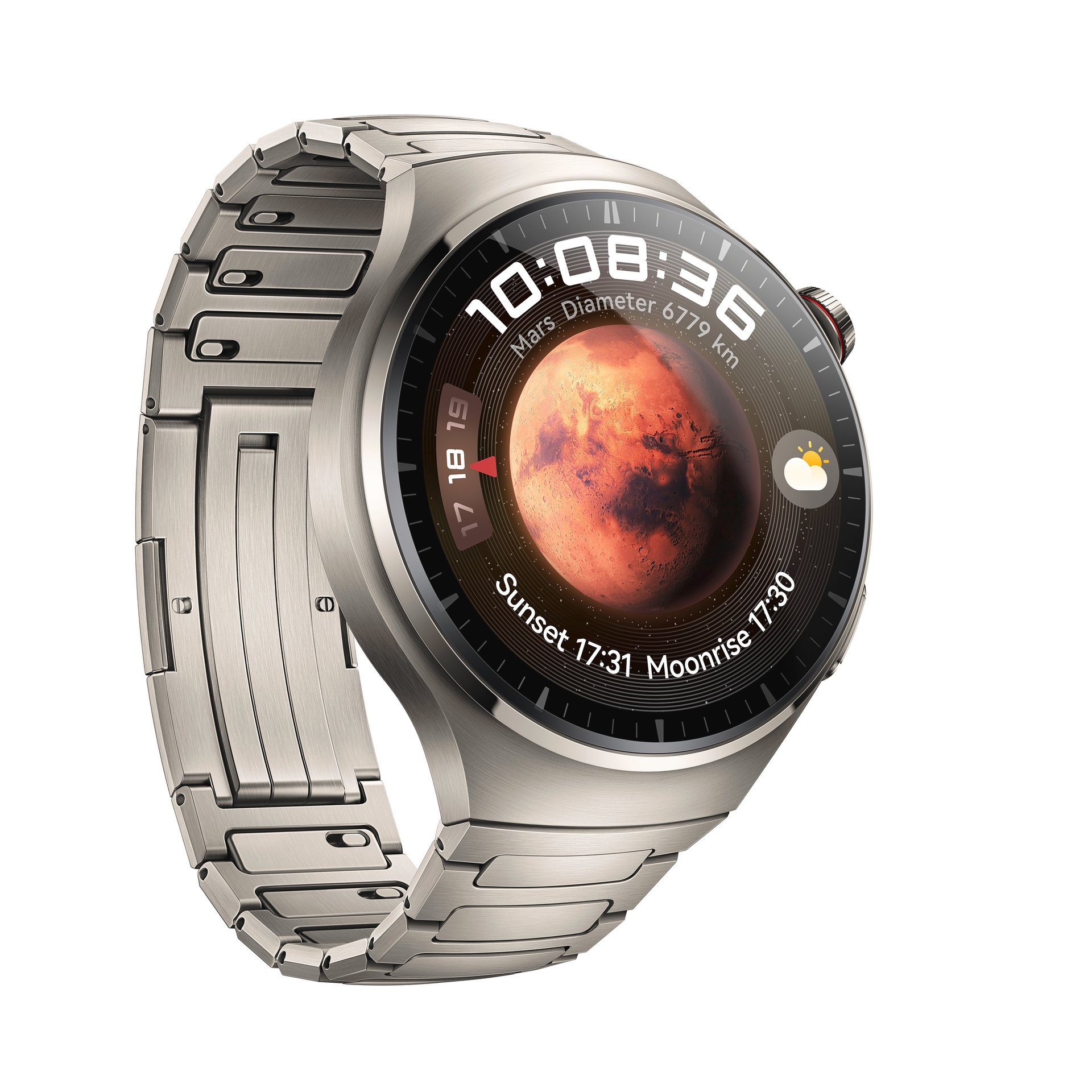 Huawei Watch 4 Pro Smartwatch (3,81 cm/1,5 OS) Titan Zoll, | silberfarben Harmony