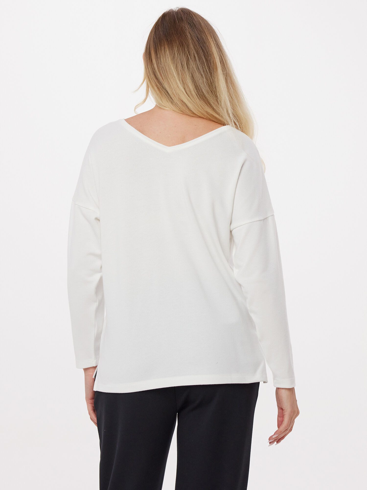 MONACO blue WEEKEND Langarmshirt Langarmbluse Figurumspielend