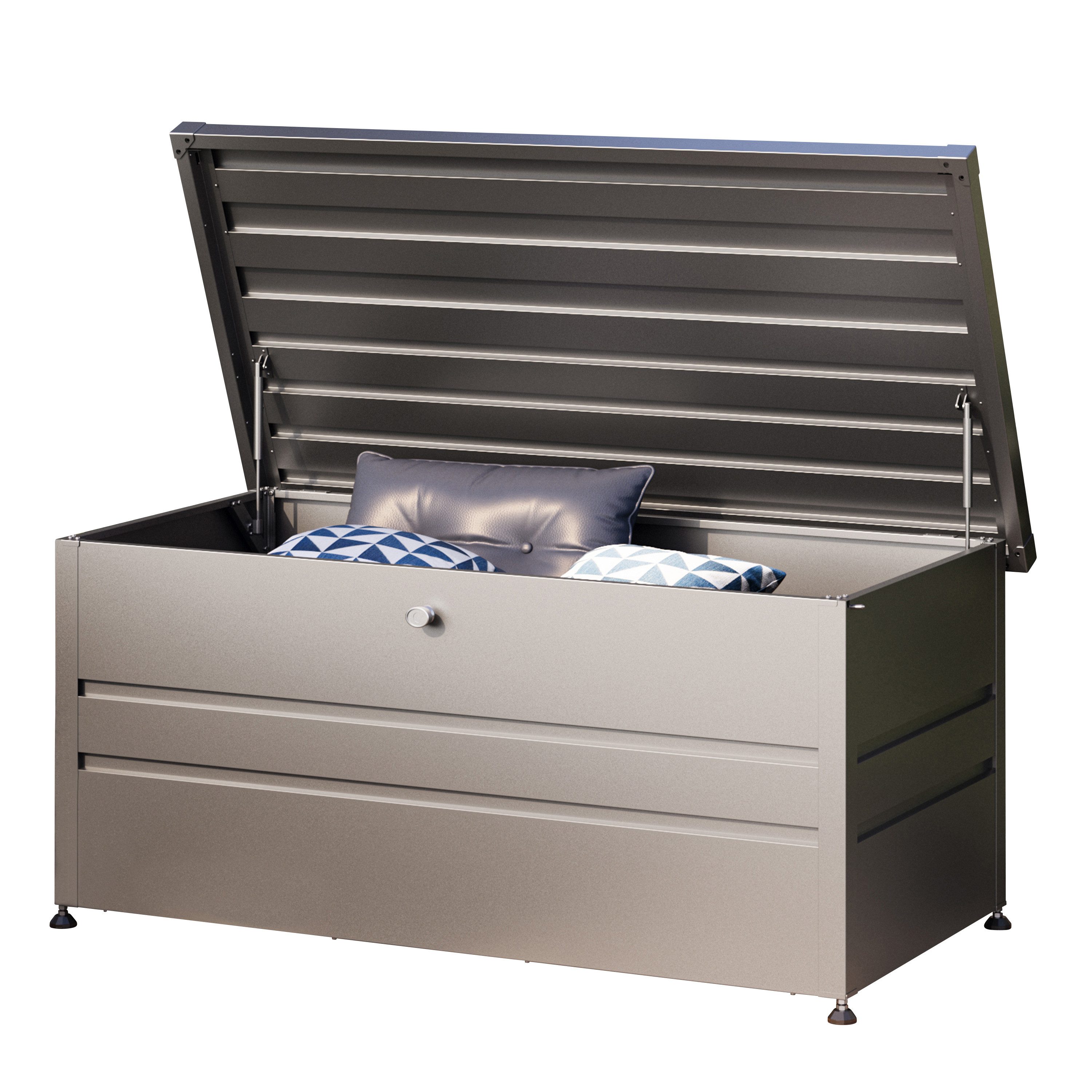 GFP Gartenbox PRIMEYARD® Auflagenbox Aufbewahrungsbox DAVID L, Metall