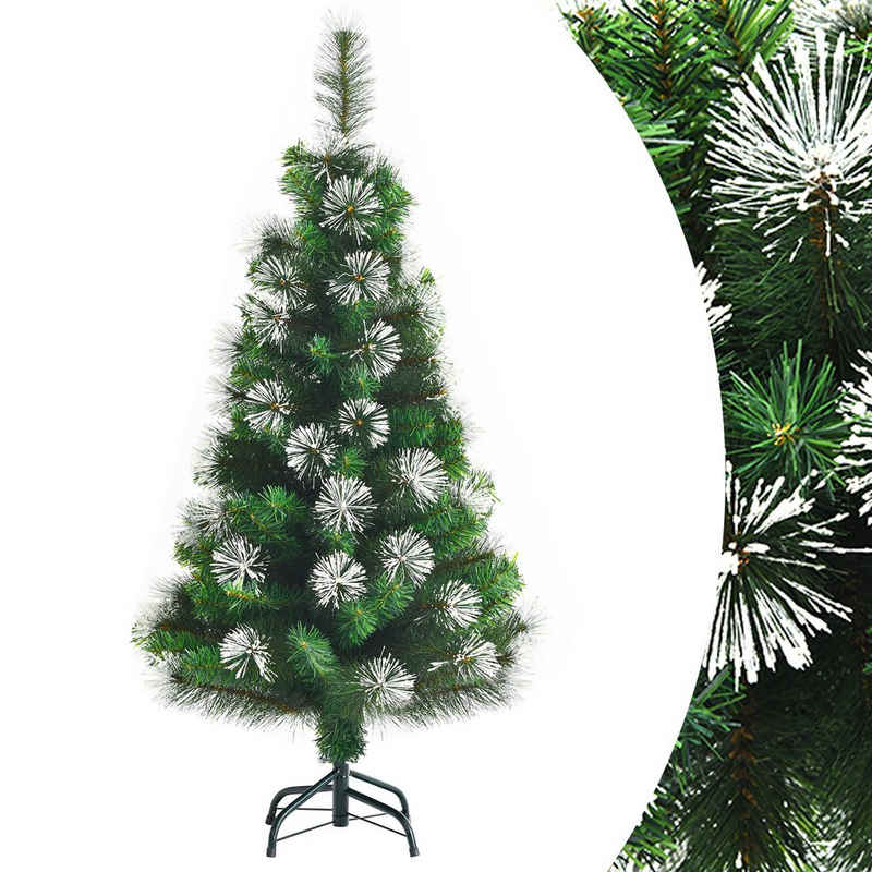COSTWAY Künstlicher Weihnachtsbaum, Fichte, 120cm, 160 Zweige mit Schnee