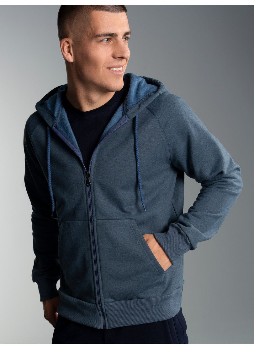 Trigema Sweatjacke TRIGEMA Sweatjacke mit Kapuze (1-tlg)