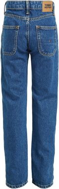 Tommy Hilfiger Stretch-Jeans SKATER MID BLUE mit Leder-Brandlabel am hinteren Bundabschluss