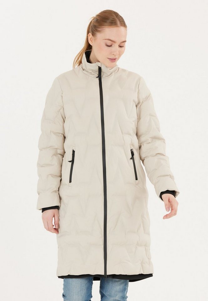 WEATHER REPORT Steppjacke Fosteras mit praktischem Kinnschutz, Warmer und  stylischer Puffermantel für Damen