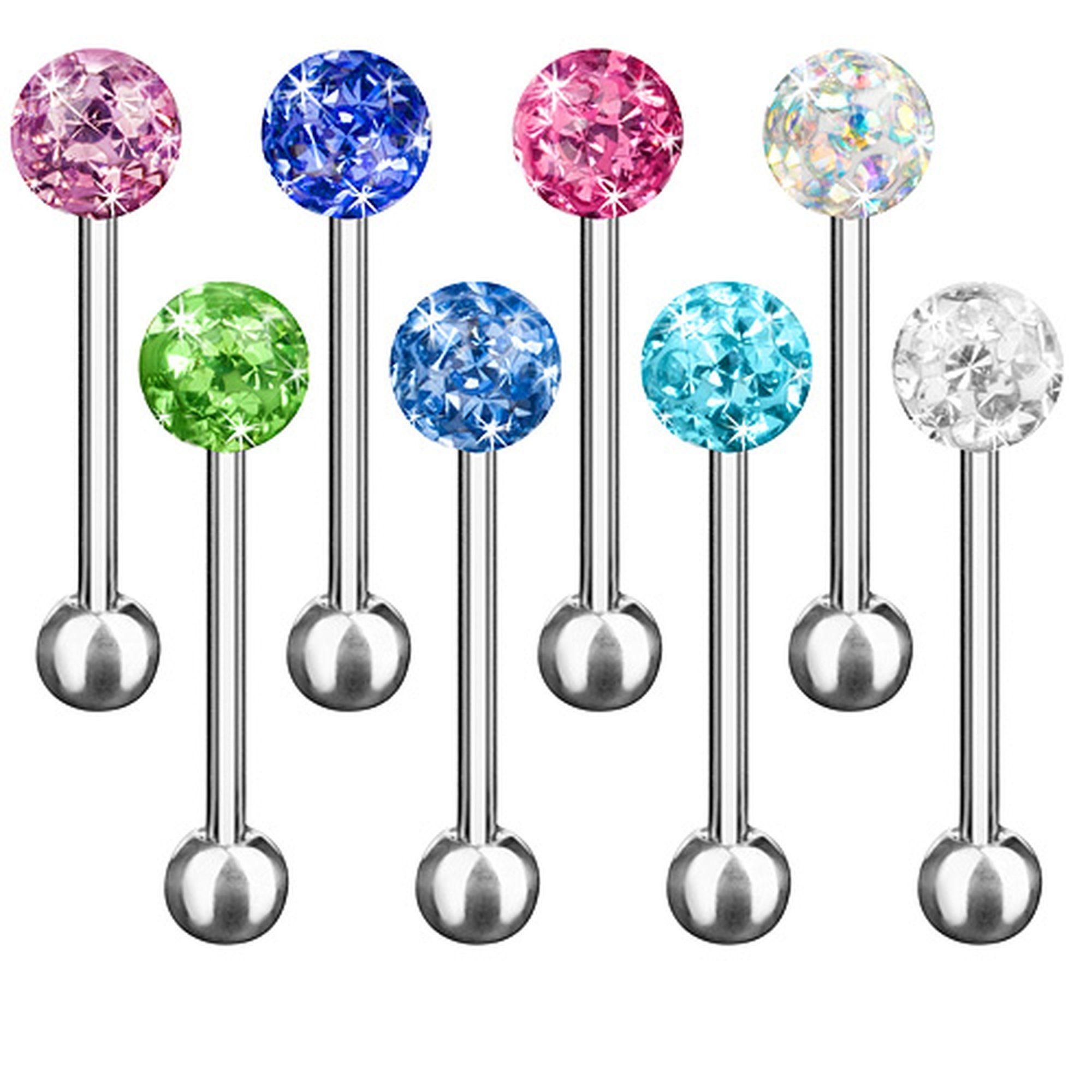 Taffstyle Piercing-Set Zungenpiercing Intim Brust Oral günstig online kaufen