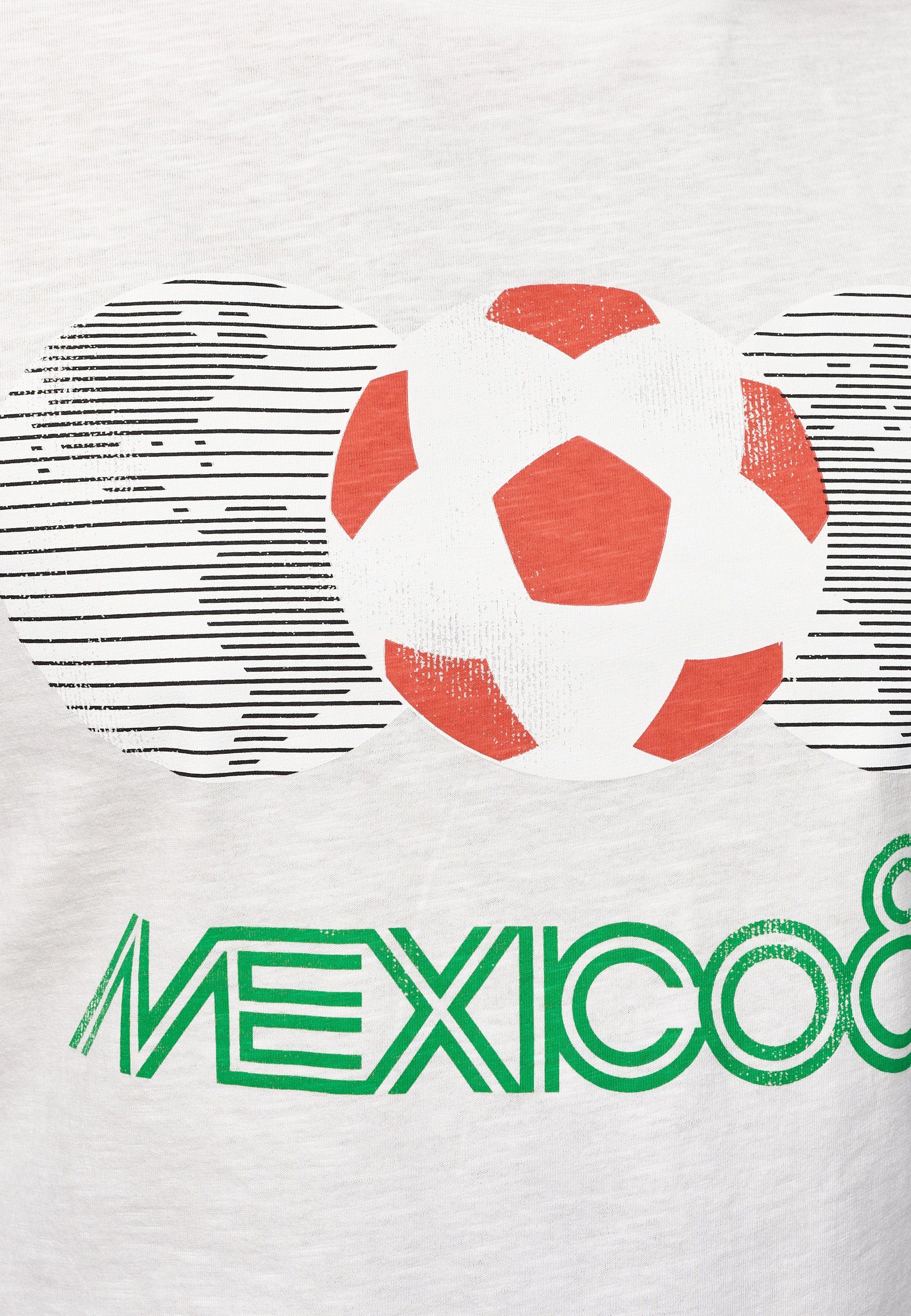 Bio-Baumwolle zertifizierte 1986 Cup World T-Shirt Recovered GOTS FIFA