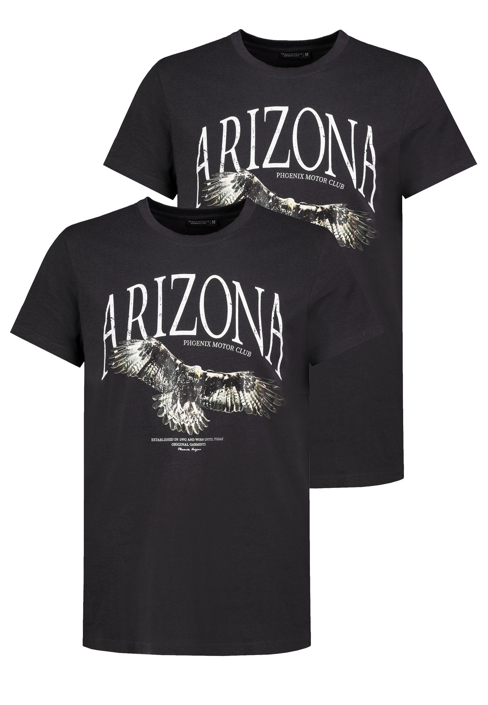 Urban Surface T-Shirt Bequem und Alltagstauglich (2-tlg) H12022R22512A_T-Shirts & Tops