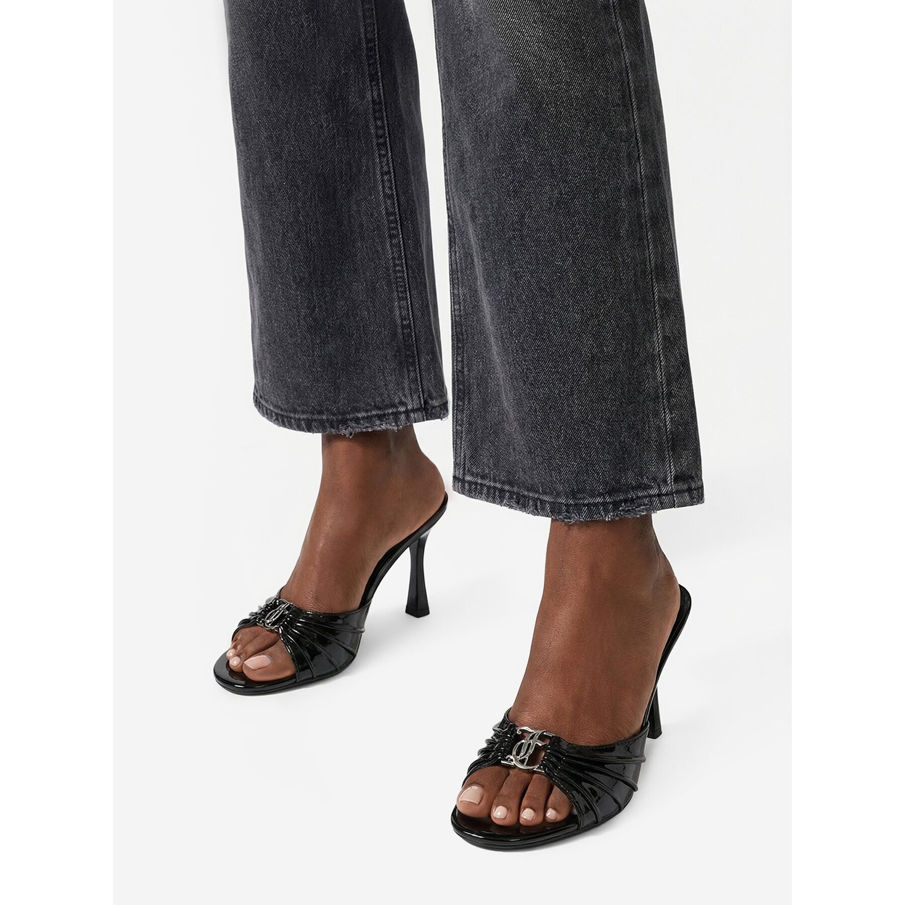 Juicy Couture Schwarze Flip-Flops von Juicy Couture für Damen Badepantolette