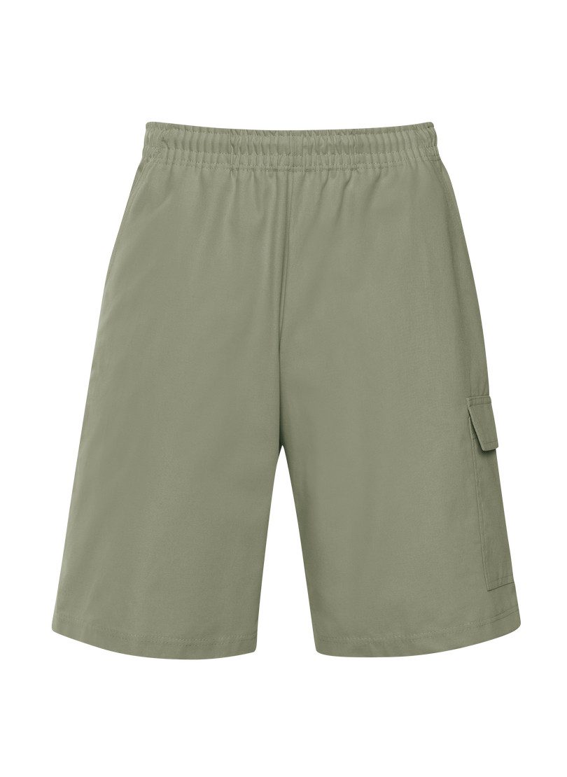 Trigema Jerseyhose TRIGEMA Cargo-Bermuda aus 100% Baumwolle (1-tlg)
