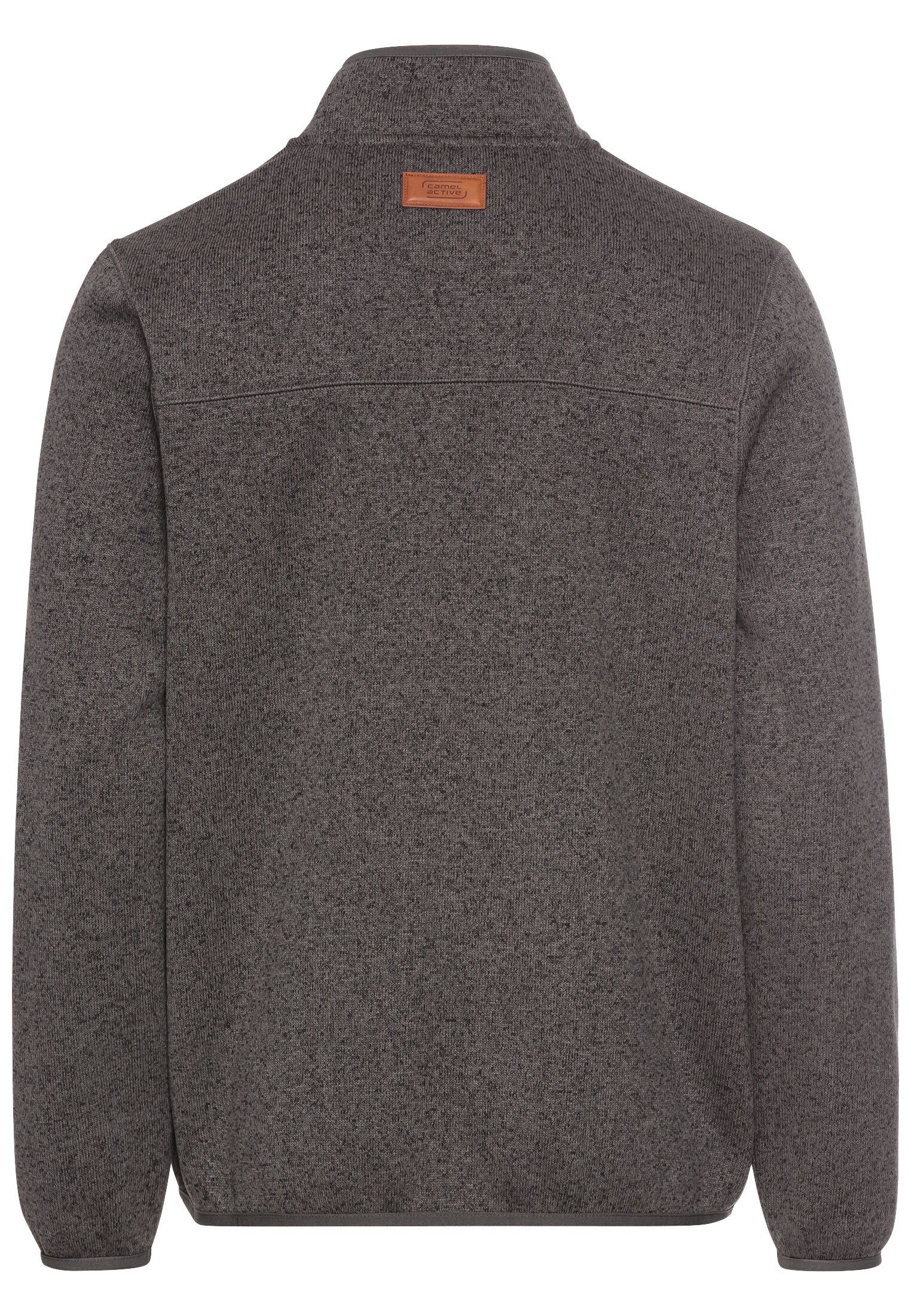 camel active Strickjacke Fleecejacke mit Reißverschluss günstig online kaufen
