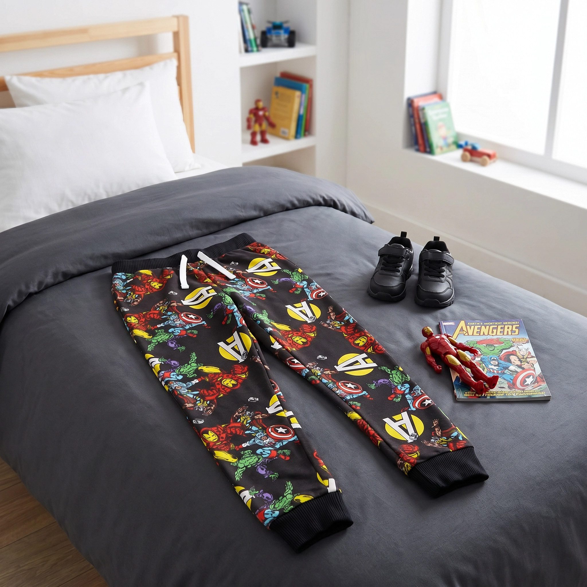 MARVEL Jogginghose Marvel Avengers Jungen Kinder Sporthose Gr. 104 bis 122