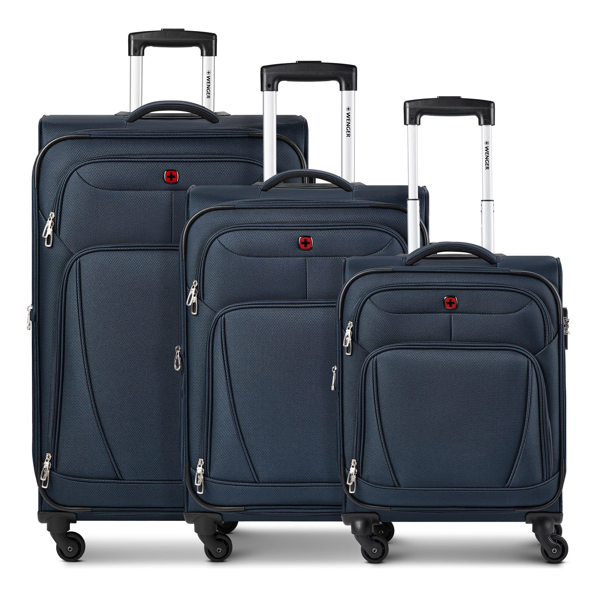Wenger Trolleyset Beaumont, 4 Rollen, (3-teilig, 3 tlg), Polyester