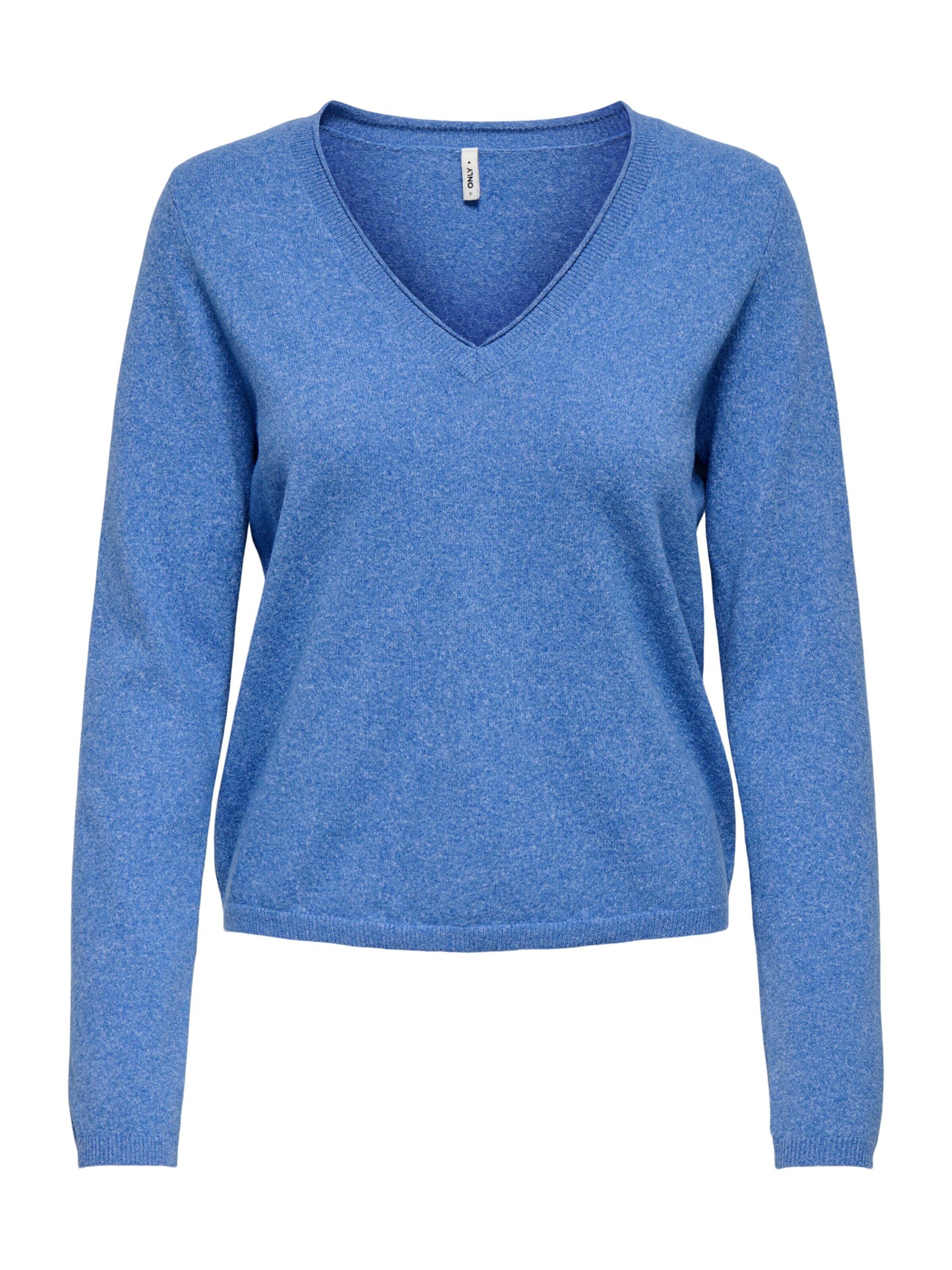 V-Ausschnitt-Pullover ONLLOYAL LIFE LS V-NECK PULLO KNT NOOS