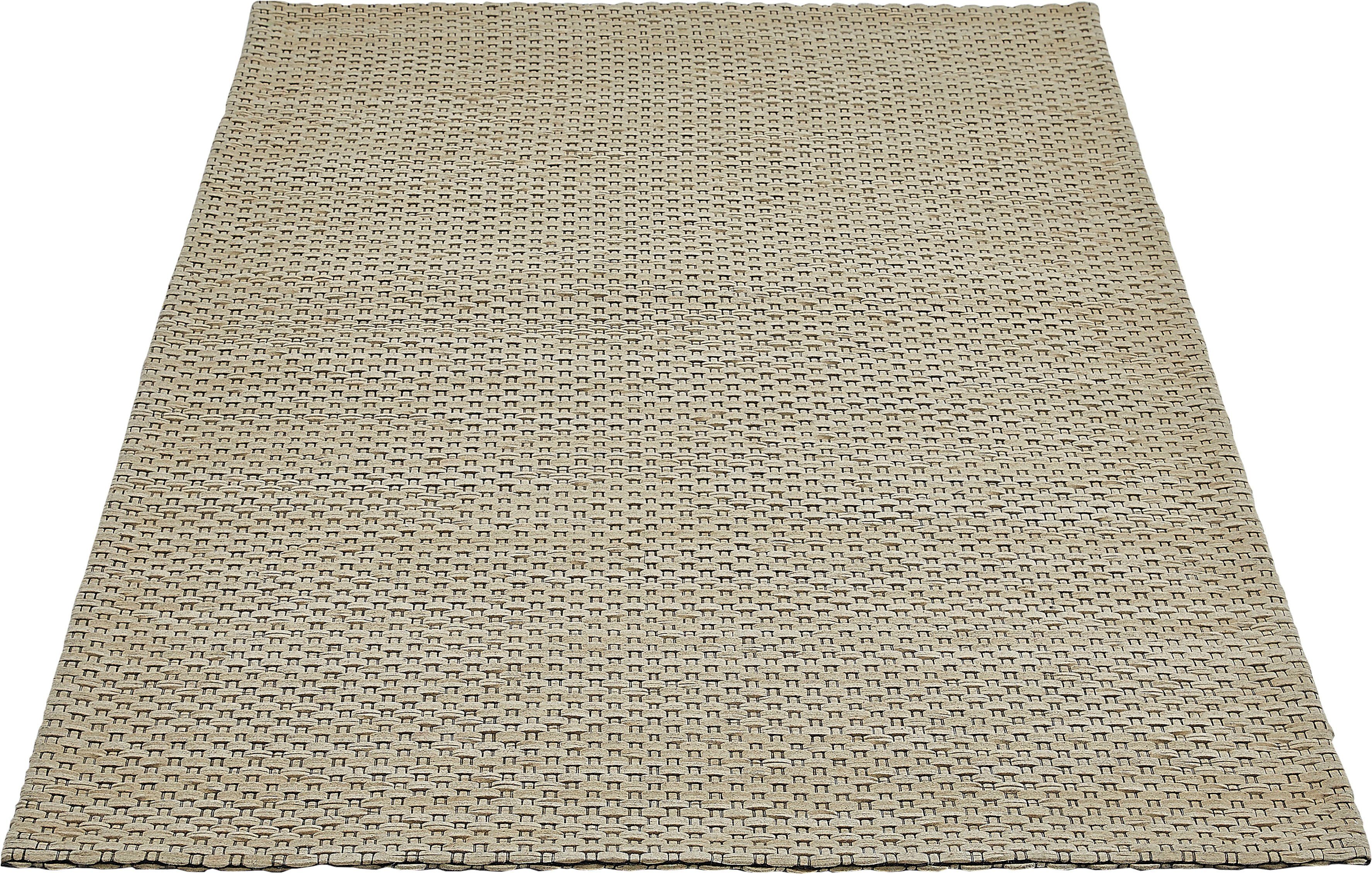 LUXOR living Wollteppich Nora, rechteckig, Höhe: 10 mm, Handweb-Teppich, Flachgewebe, handgewebt, reine Wolle