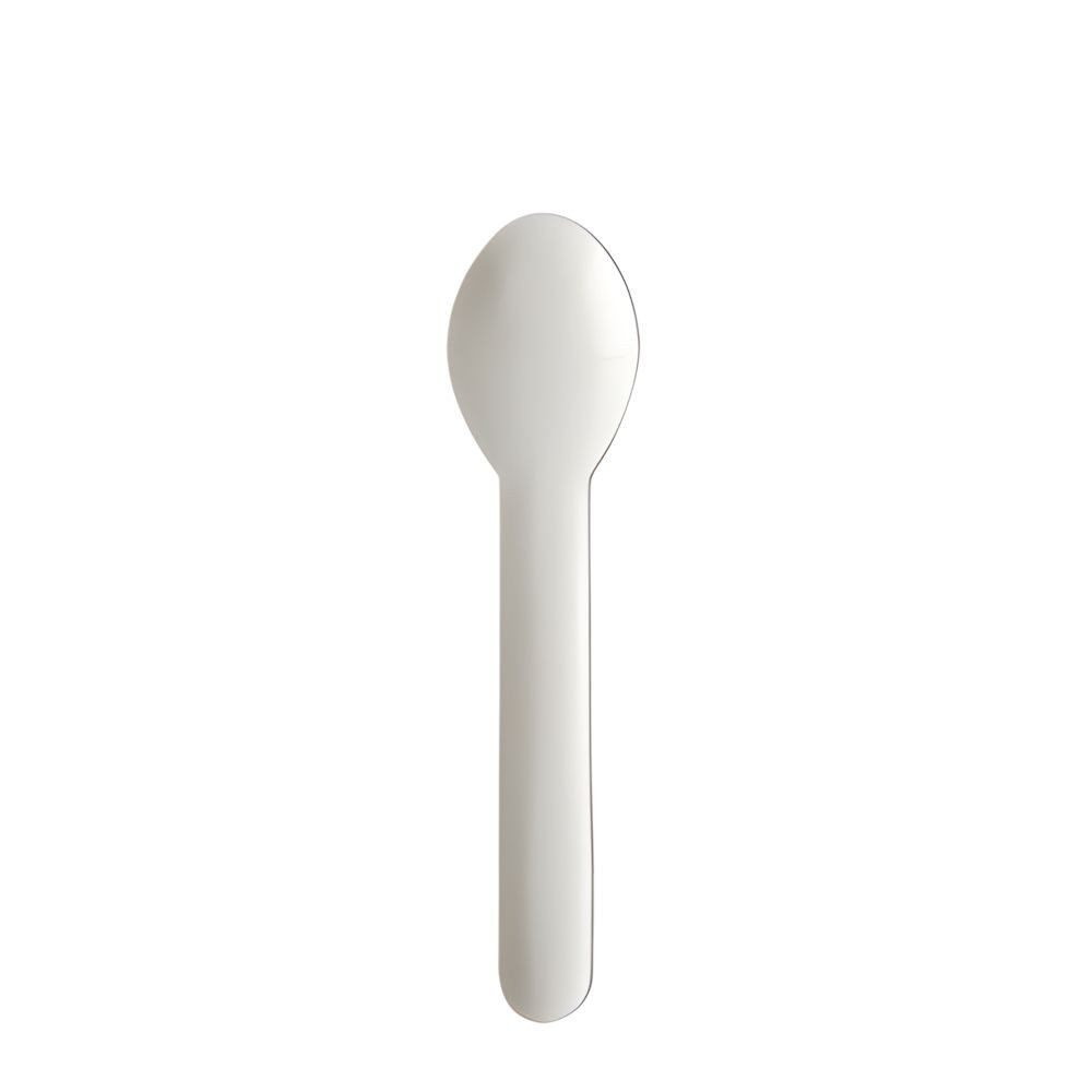 PAPSTAR Einweglöffel Kaffeelöffel, Papier pure 13 cm weiss 400 Stk