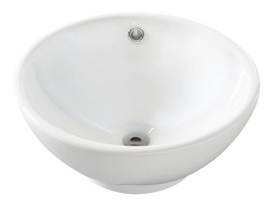 Aufsatz-Waschbecken , rund, 40 cm Durchmesser | OTTO