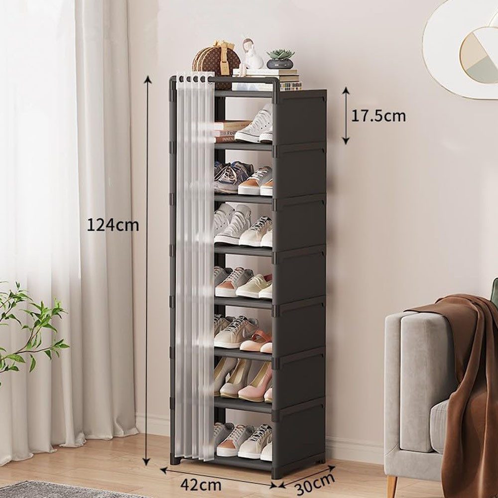 NUODWELL Schuhregal Schuhregal mit 8 Ebenen, günstig online kaufen