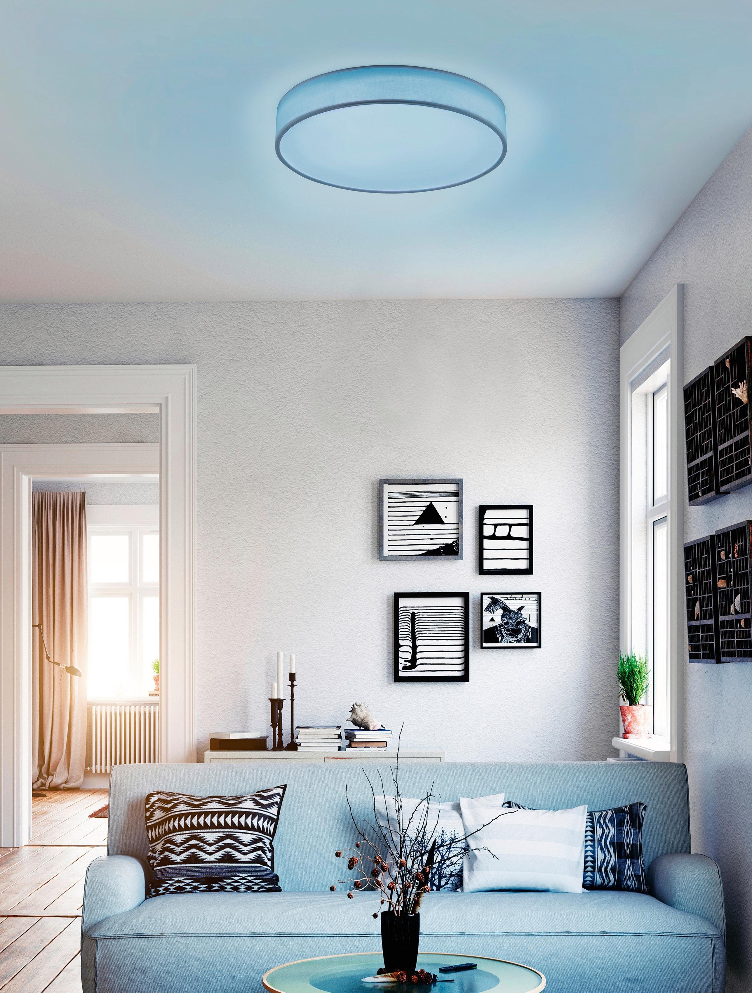 Dimmfunktion, fest Home eine WiZ-Technologie Lösung Warmweiß, Deckenleuchte Home, Farbsteuerung, Mit Farbwechsel, Smart Smart Leuchten TRIO LED DIAMO, Neutralweiß, moderne integriert, LED für