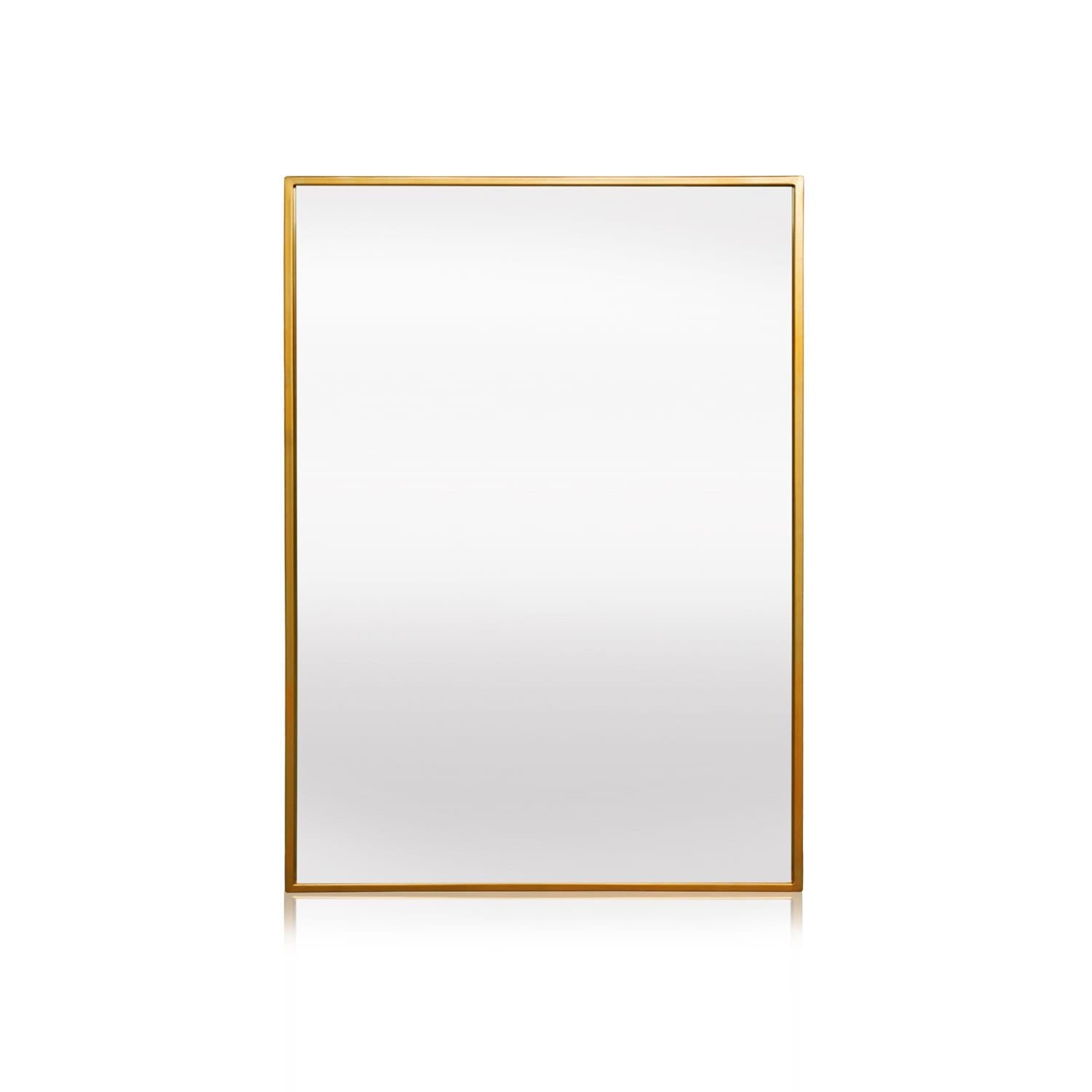 Casa Chic Spiegel Croxley Wandspiegel 90 x 60 cm Gold | Gold