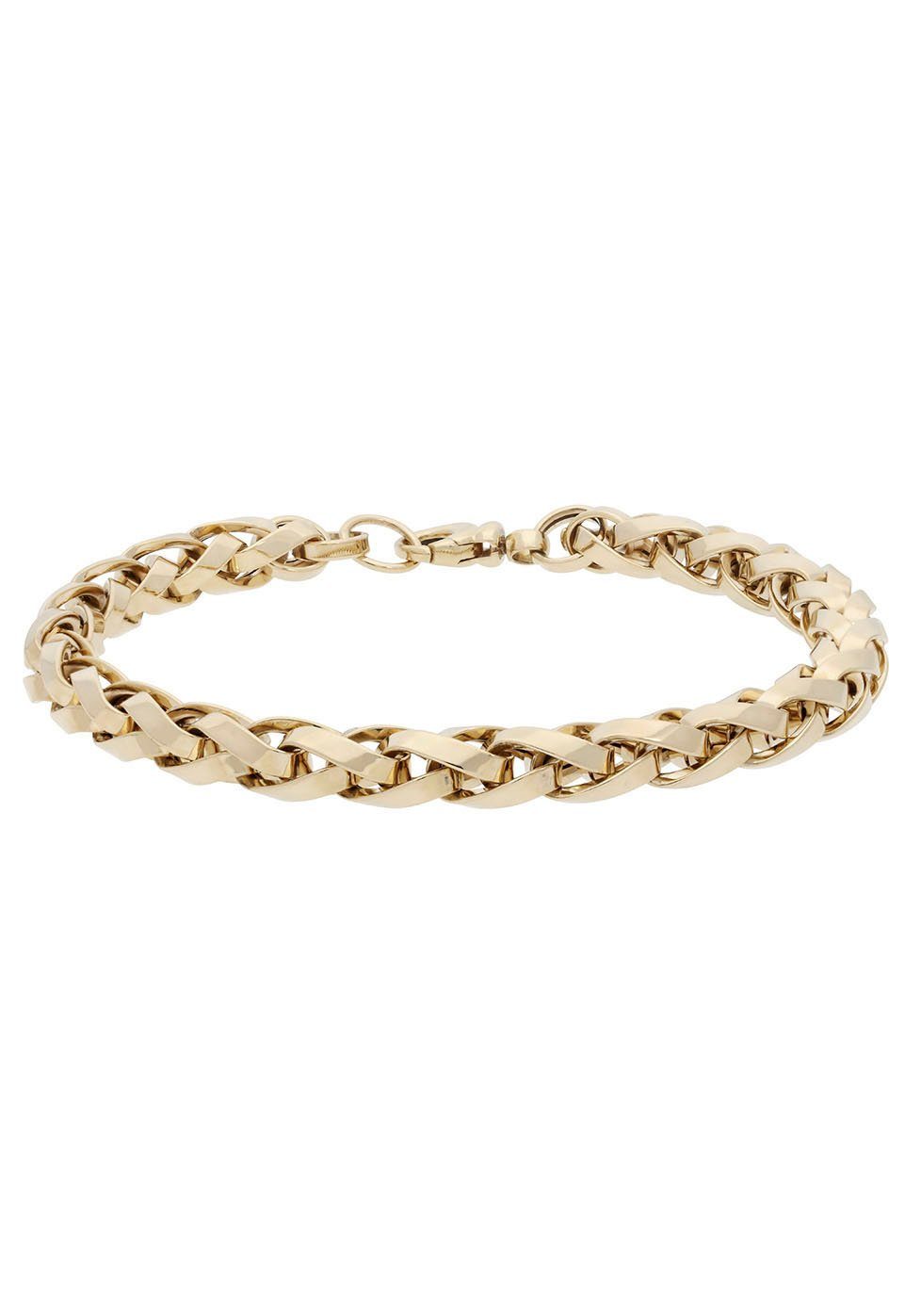 Firetti Armkette Schmuck Geschenk Gold 585 Armschmuck Armband Goldarmband Zopfkette