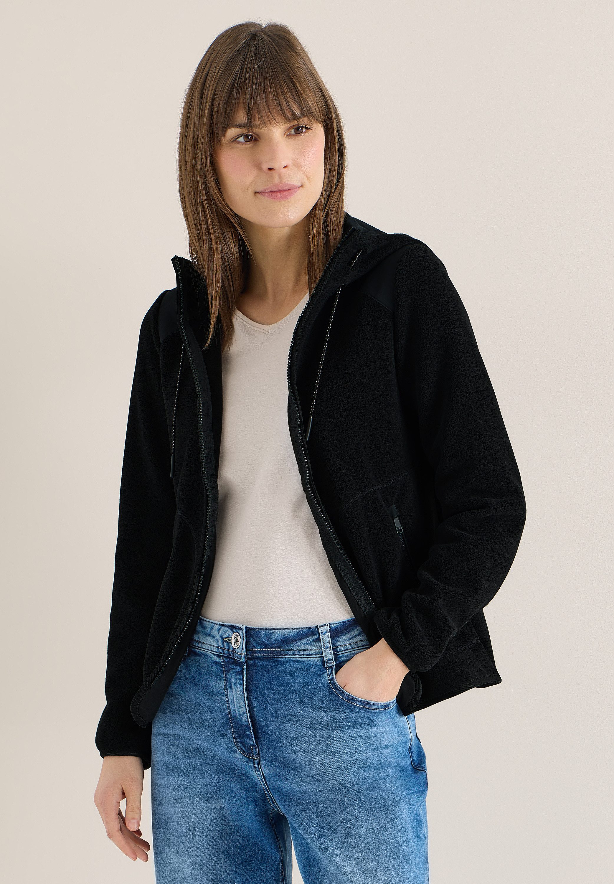 CECIL Kurzjacke mit Kapuze mit Tunnelzugband günstig online kaufen