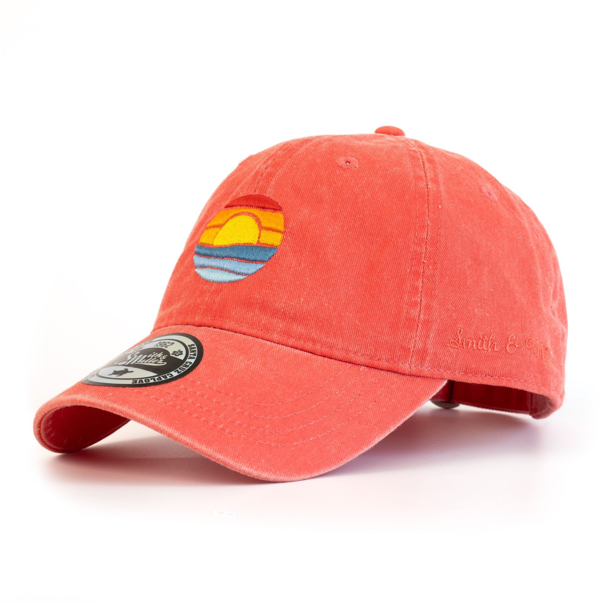 Baseball Cap Sunset Unstructured Cap korallrot - 1 Stück