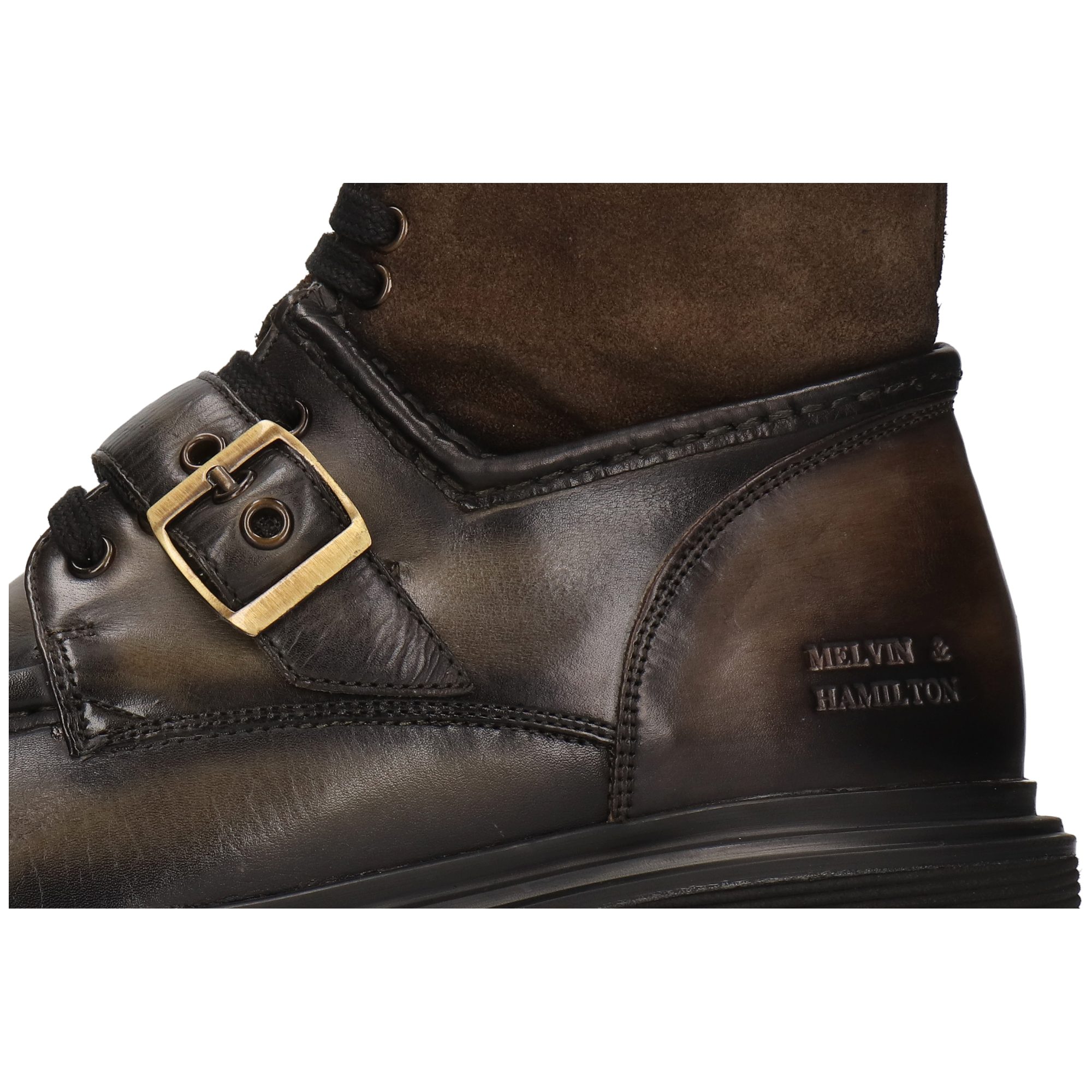 Melvin & Hamilton Matteo 2 Leder-Stiefeletten für Herren Stiefelette Flache Absätze, Echtes Leder, Vegetabile Gerbung