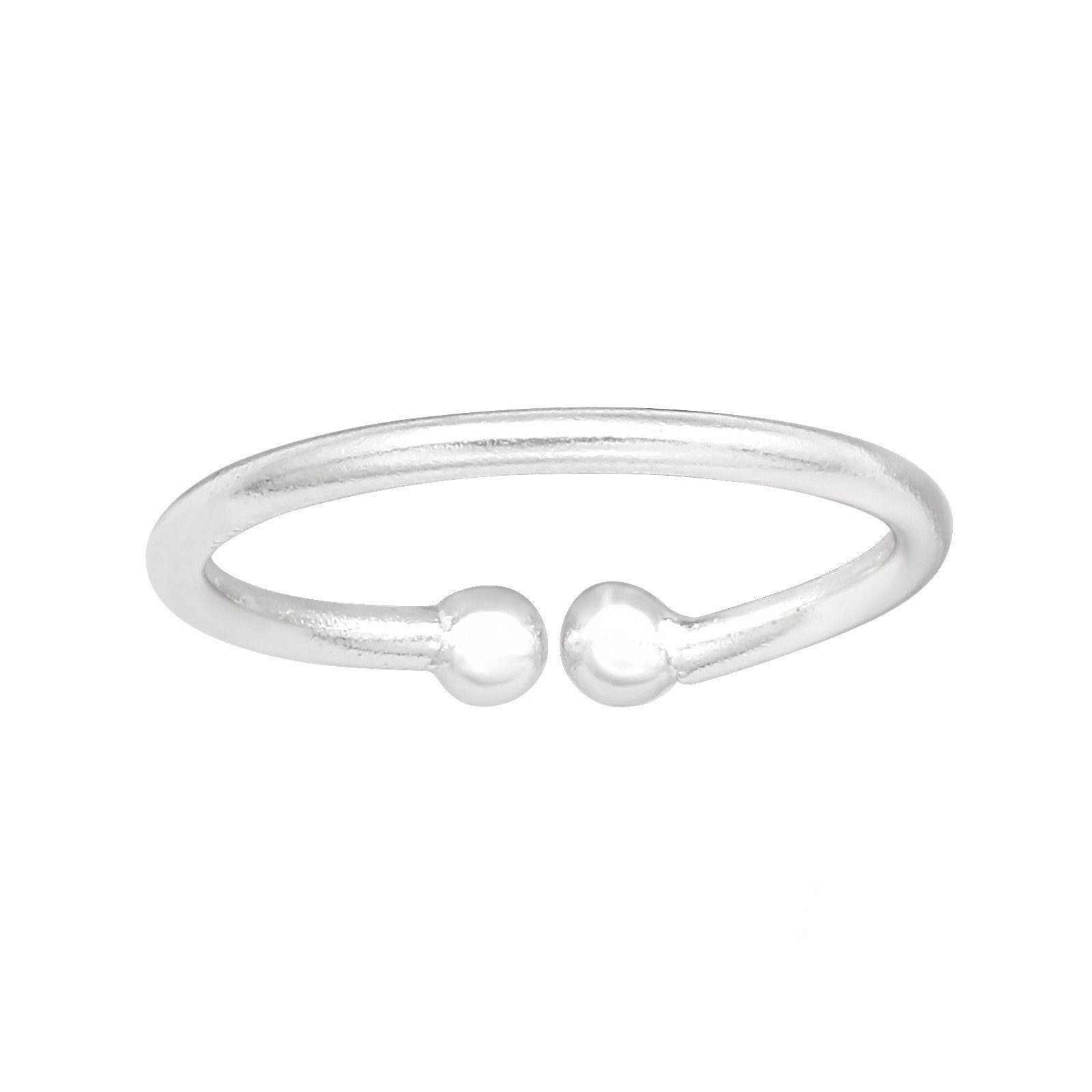 Ohrringe Ohrschmuck Ohrklemme Basic BUNGSA 925 Silber 1-tlg), Ohrklemme (1 aus Stück, Damen