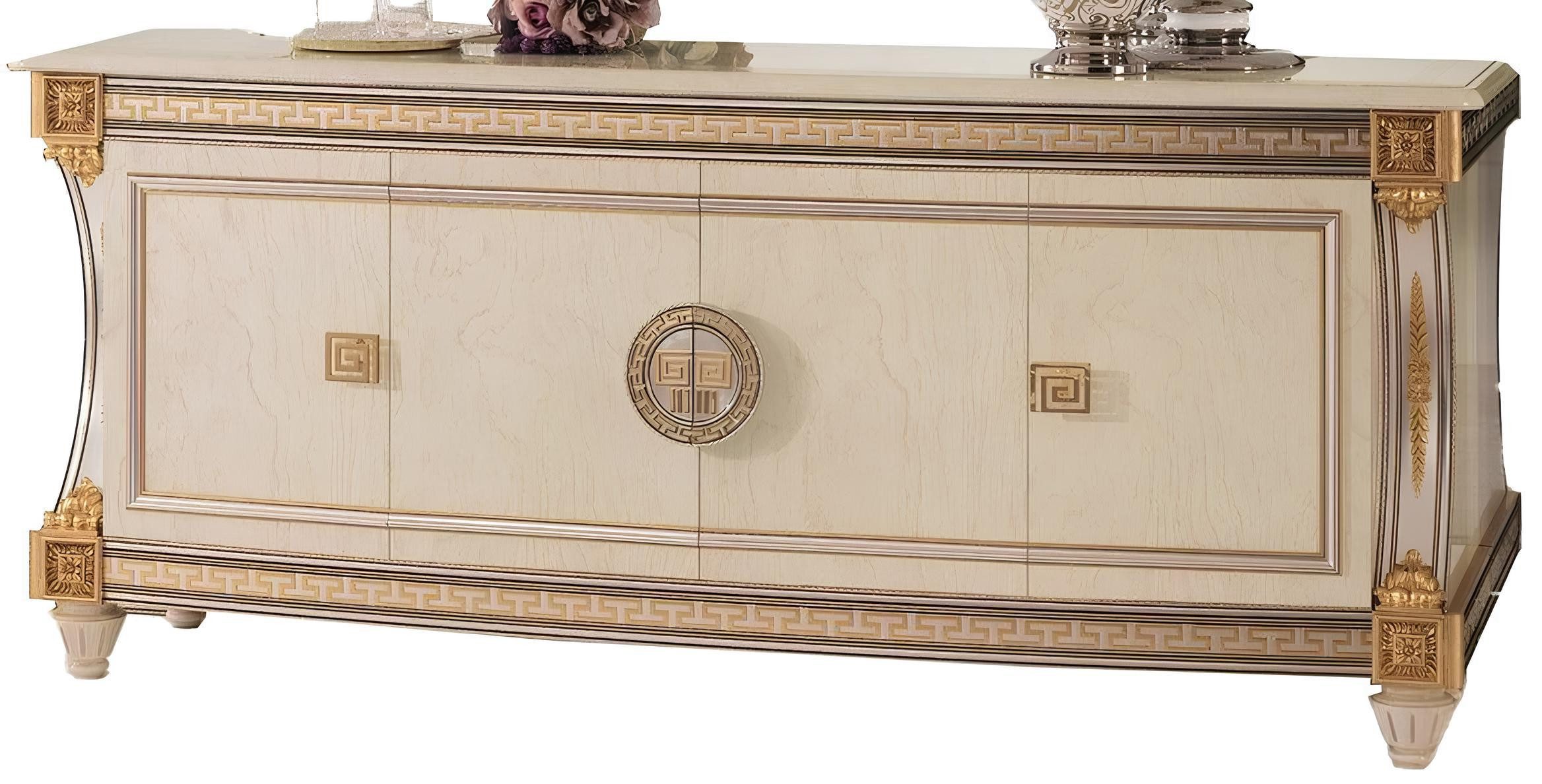 Xlmoebel Sideboard Arredoclassic Holz Kommode mit elegantem Design in Naturfarbe (1x Kommode), Hergestellt In Italy