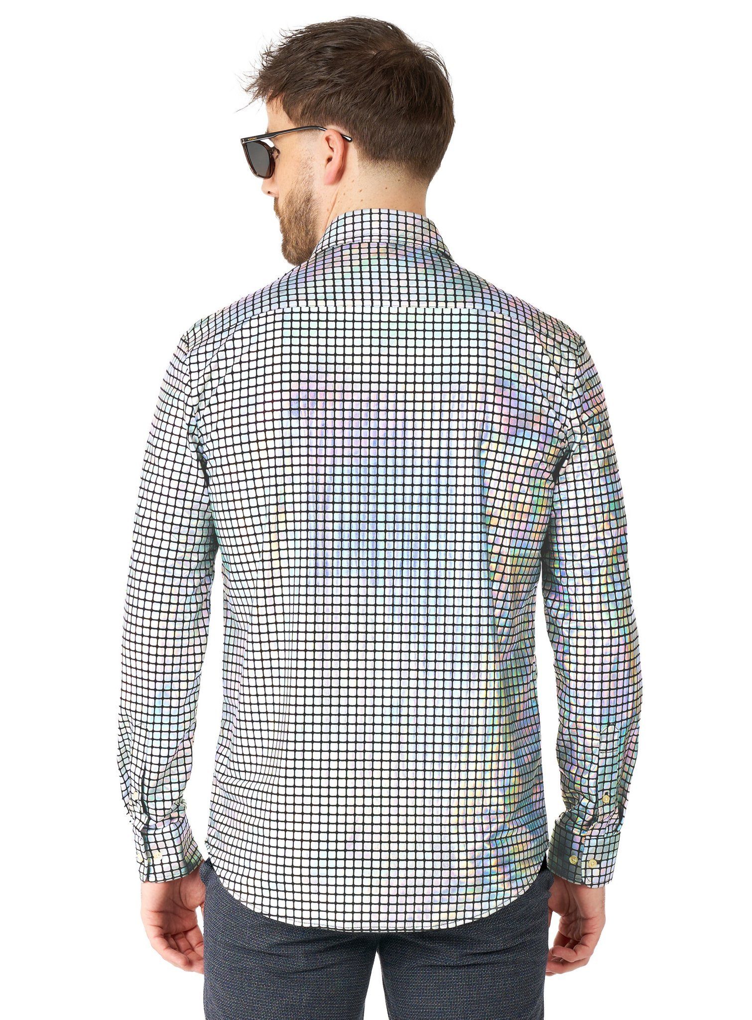 Opposuits Kostüm Discoballer Hemd, There's a Mirror on the Dancefloor: Hemd günstig online kaufen