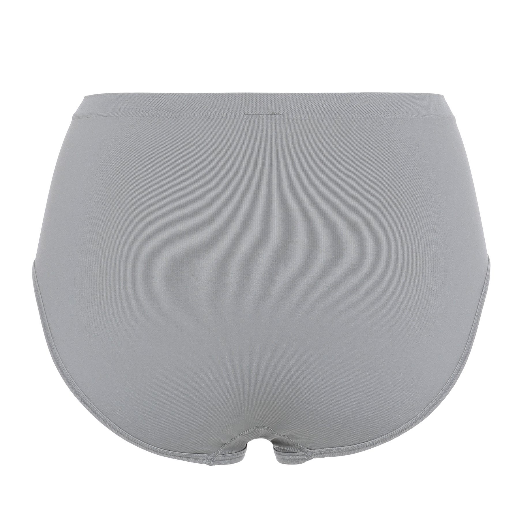 (2er-Set, silber-grau Slip Pure elastisch nahtloser mit Panty 2-teilig) Verarbeitung Shape