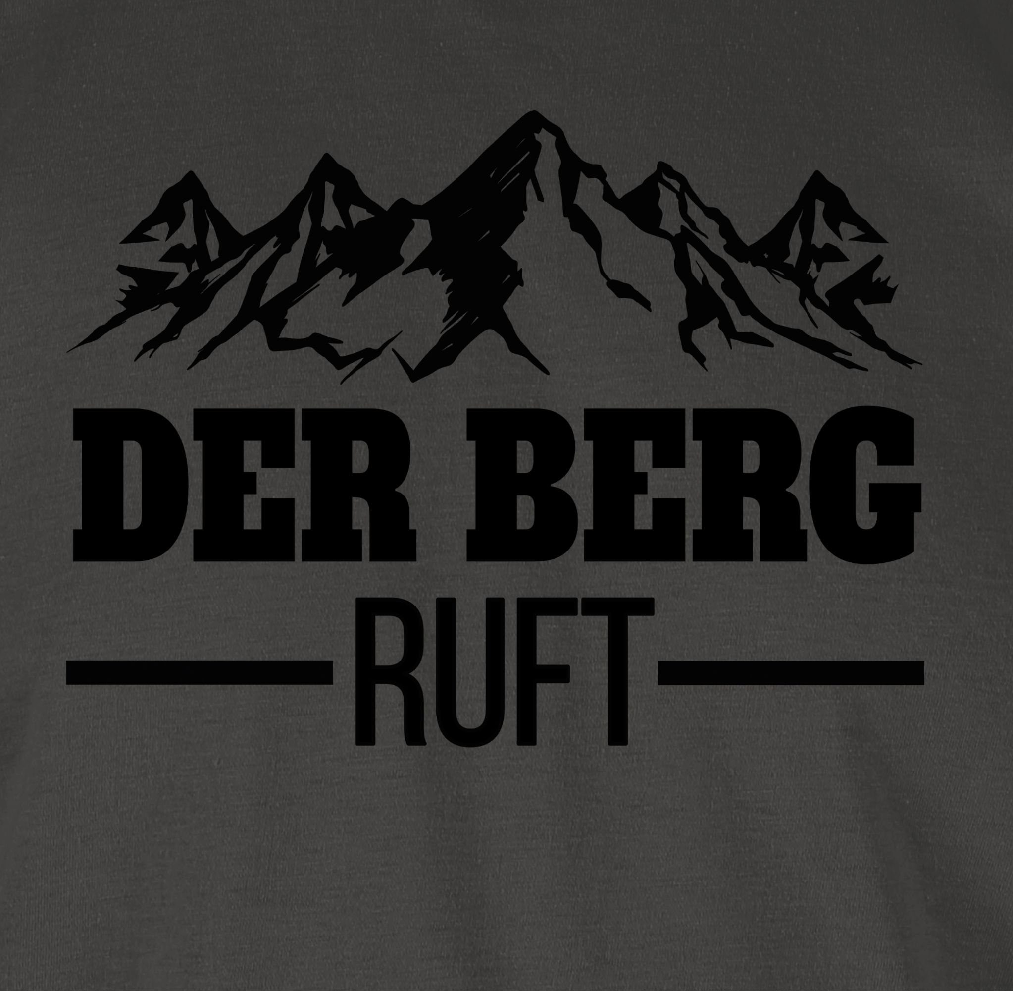 Shirtracer T-Shirt Der Berg Apres ruft 1 schwarz Ski - Party Dunkelgrau