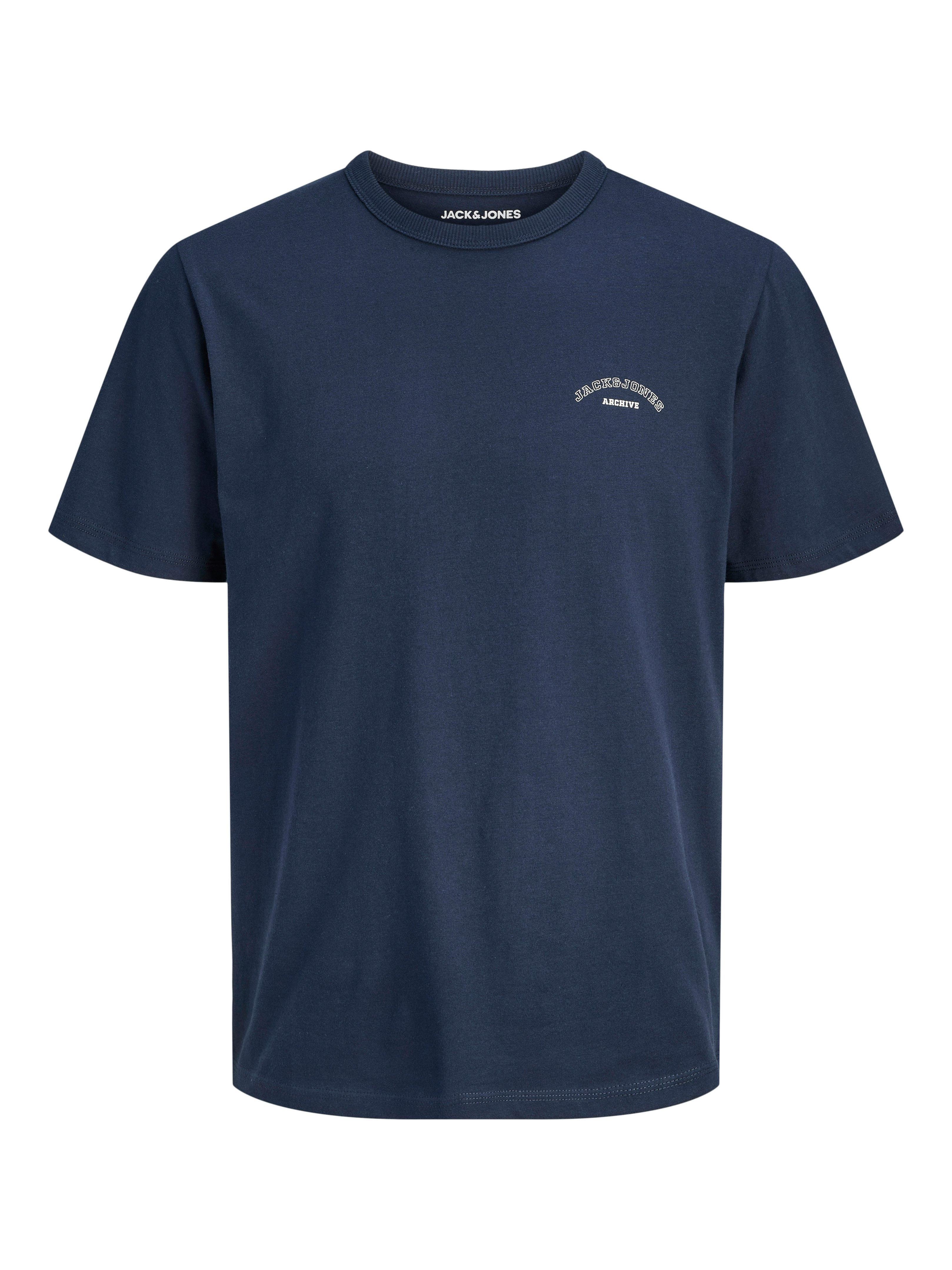 Jack & Jones PlusSize Rundhalsshirt JJCOLLEGE LOGO TEE SS CREW NECK PLS günstig online kaufen