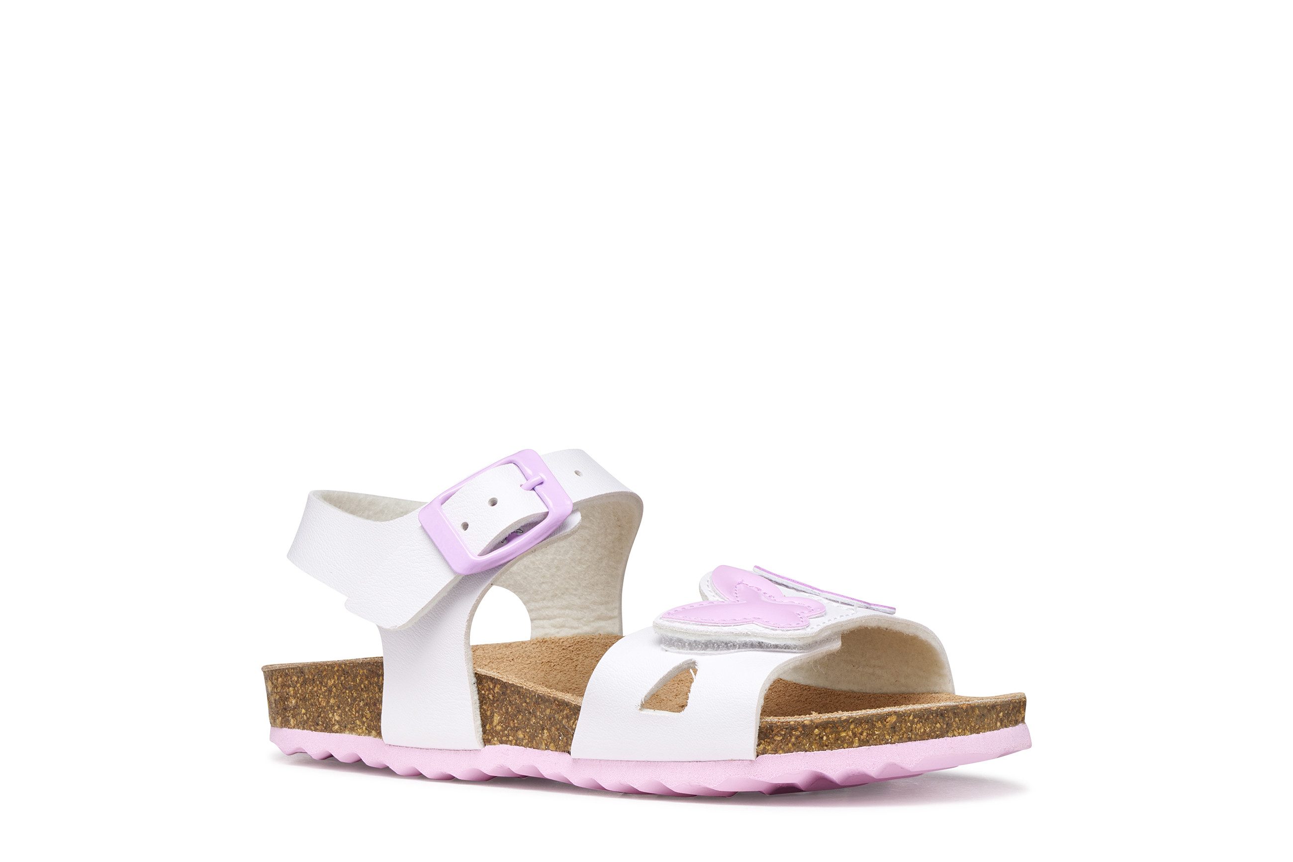 Geox J ADRIEL GIRL Sandale Klettschuh mit Schnallenverschluss, Größenschablone zum Download