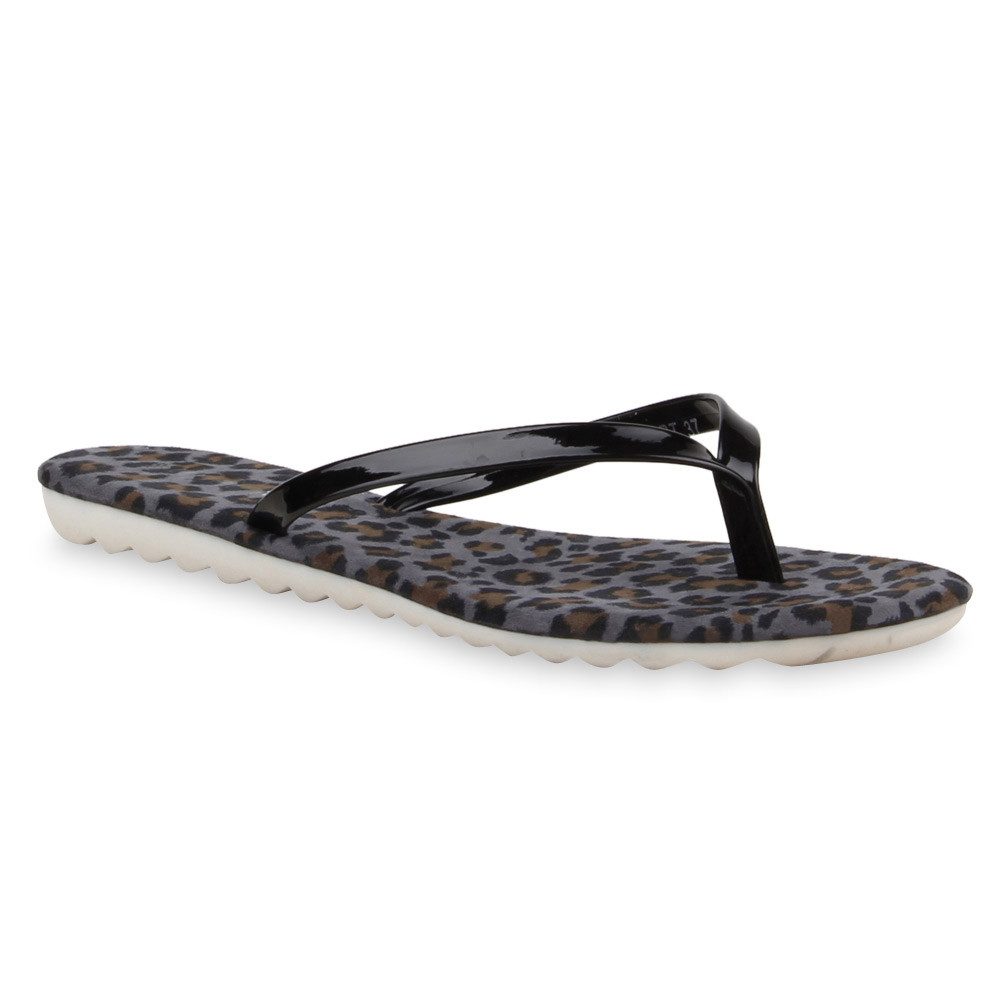 VAN HILL 75748 Zehentrenner Sommerliche Damen Sandalen Zehentrenner Lack Sn günstig online kaufen