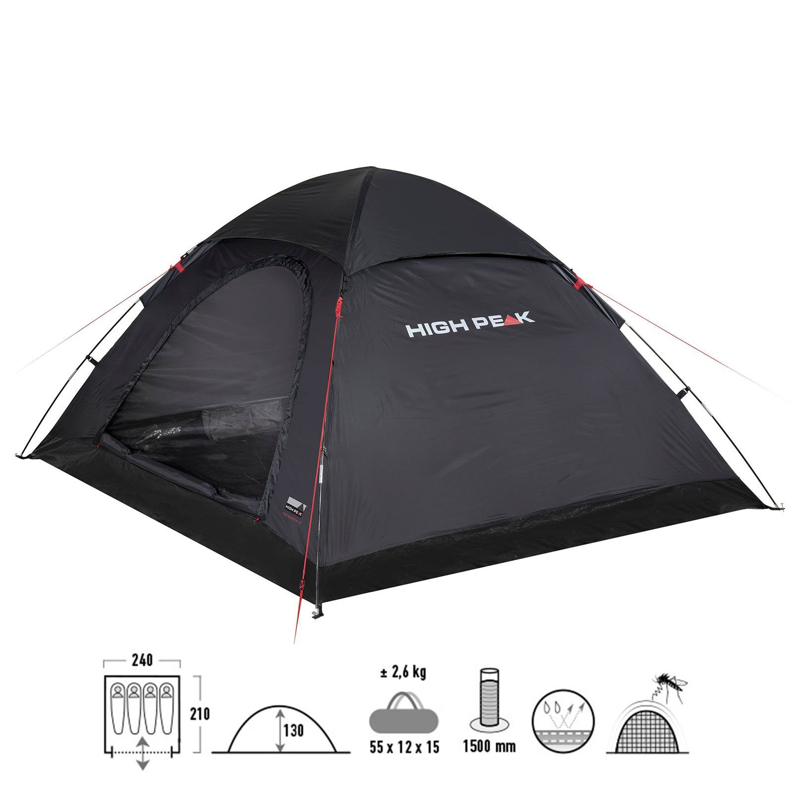 High Peak Kuppelzelt Kuppelzelt Monodome XL günstig online kaufen