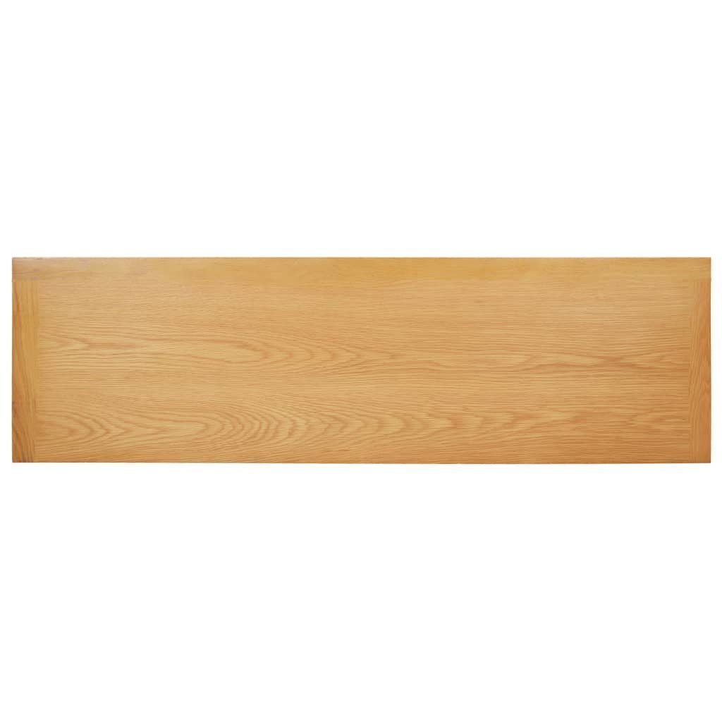 furnicato Beistelltisch Konsolentisch Eiche (1-St) Massivholz 118x35x77 cm