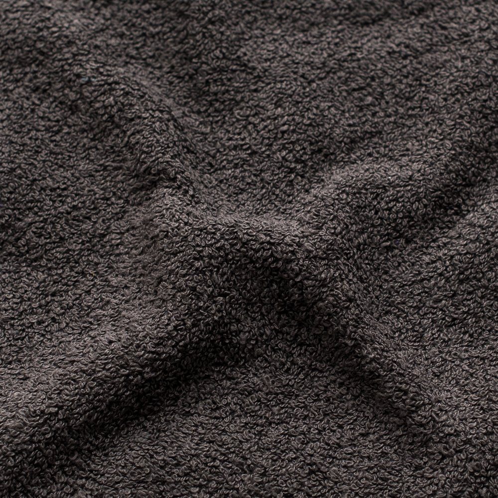 MatratzenL.A.B® Handtuch Set Rimini dunkelgrau (Duschtücher 23 Set, Frotee, cm 70x140 verpackt Baumwolle, 24 einzeln 500 g/m², mit - Farben, 100% 5-tlg), Aufhänger