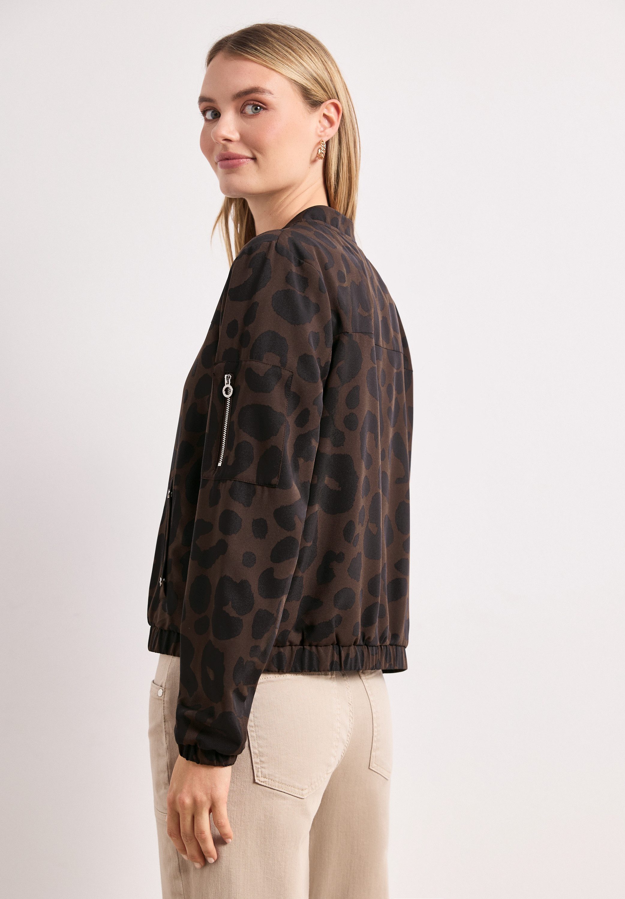 STREET ONE Blouson aus softem Materialmix