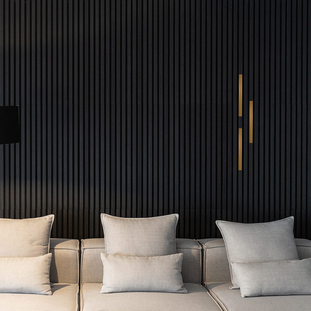 HOME DELUXE Wanddekoobjekt Dekoleiste für Akustikpaneel FIRE – 3er Set (3 S günstig online kaufen