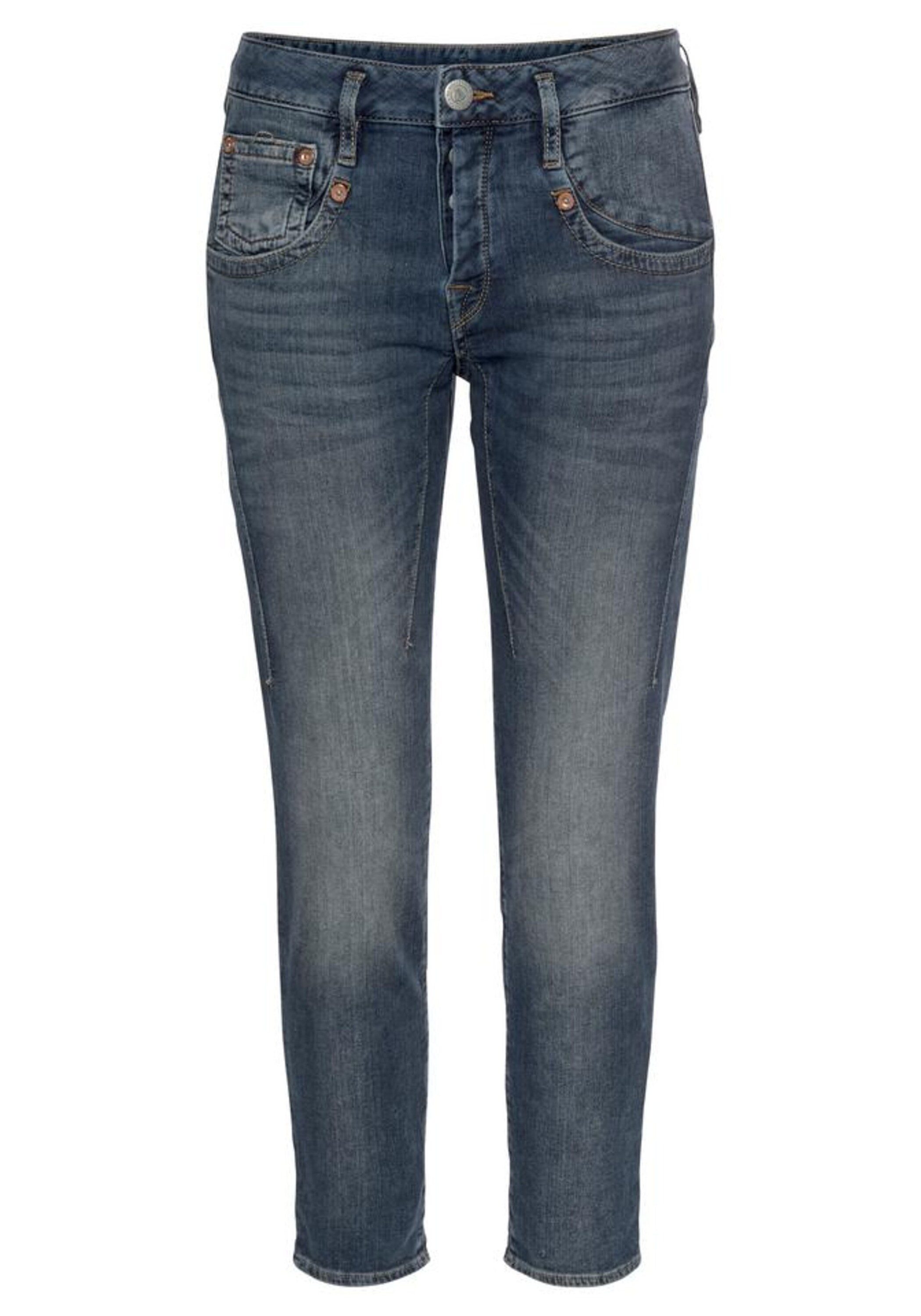 Herrlicher 7/8-Jeans Shyra (1-tlg) Patches