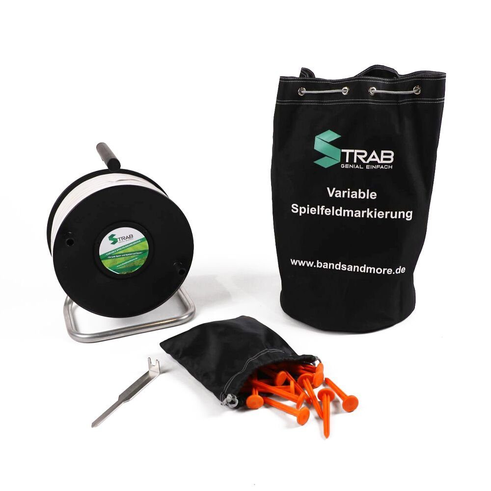 Strab Markierungsecke Markierungsband-Set, Spielfeldmarkierung für Sportplätze